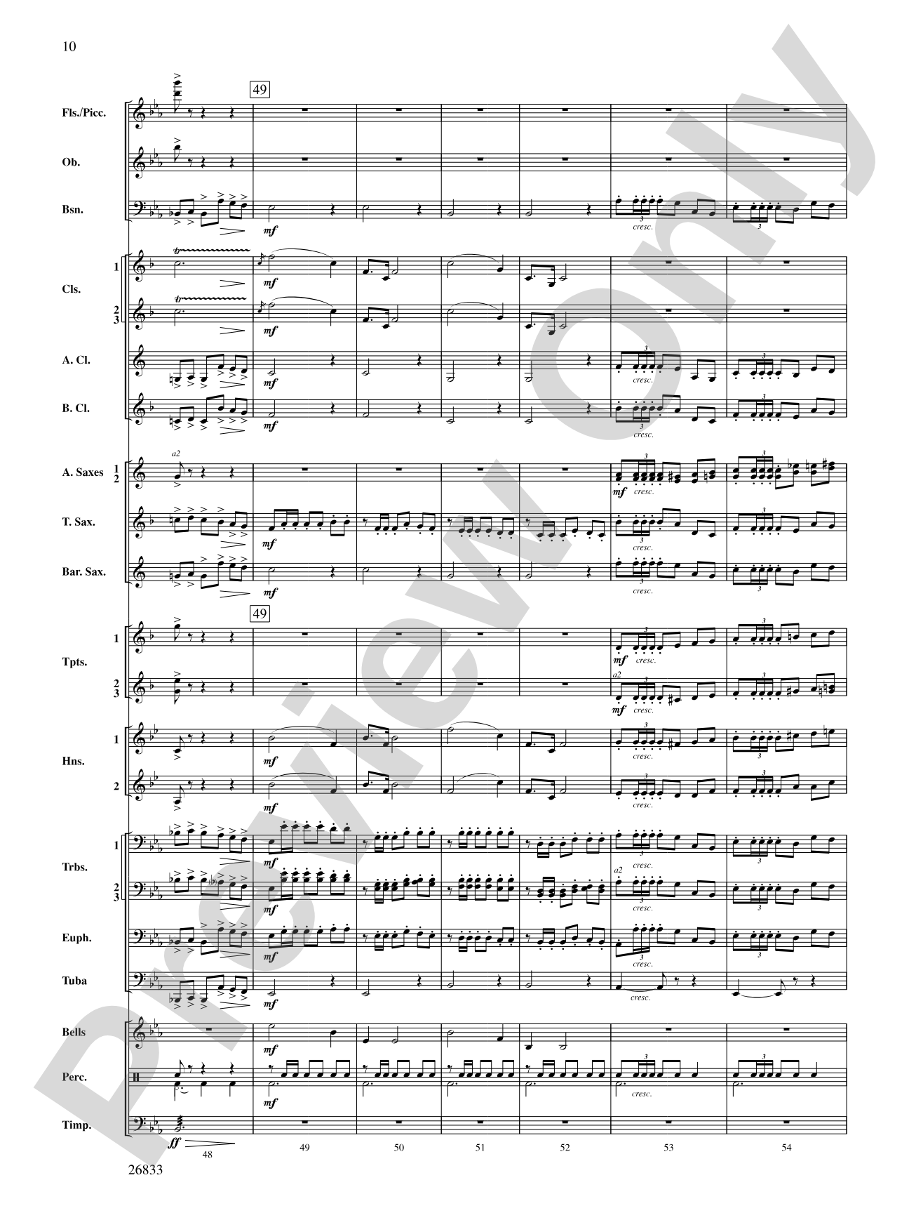 Military Polonaise: Concert Band Conductor Score & Parts