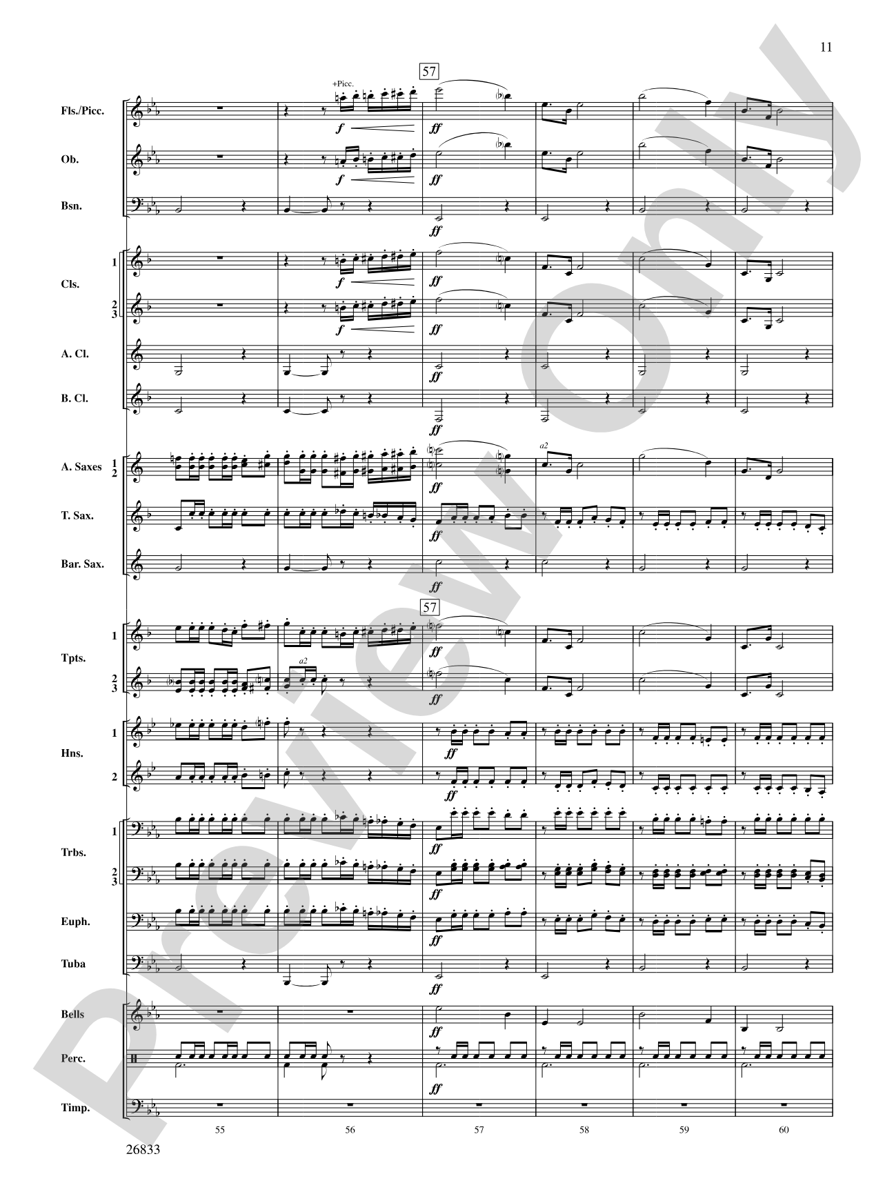 Military Polonaise: Concert Band Conductor Score & Parts
