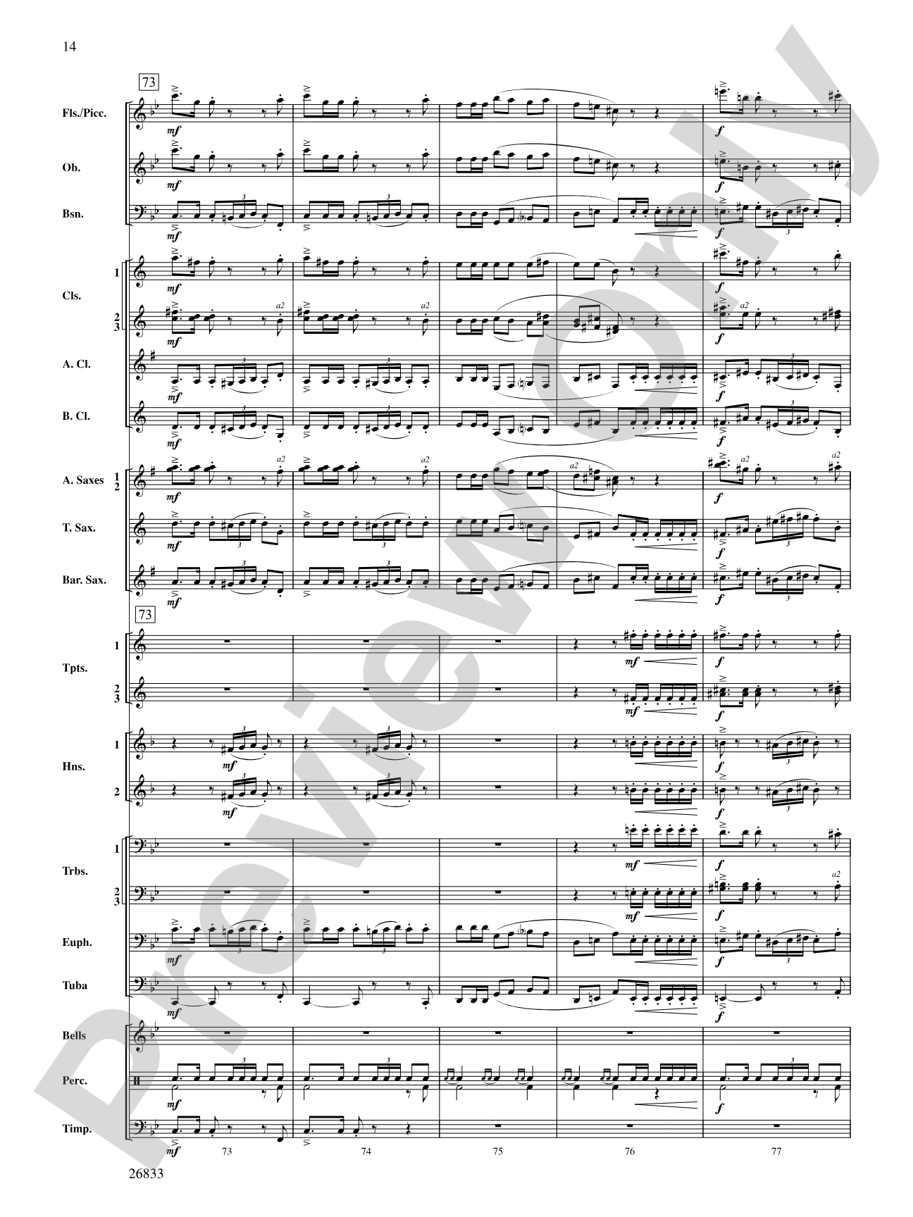 Military Polonaise: Concert Band Conductor Score & Parts