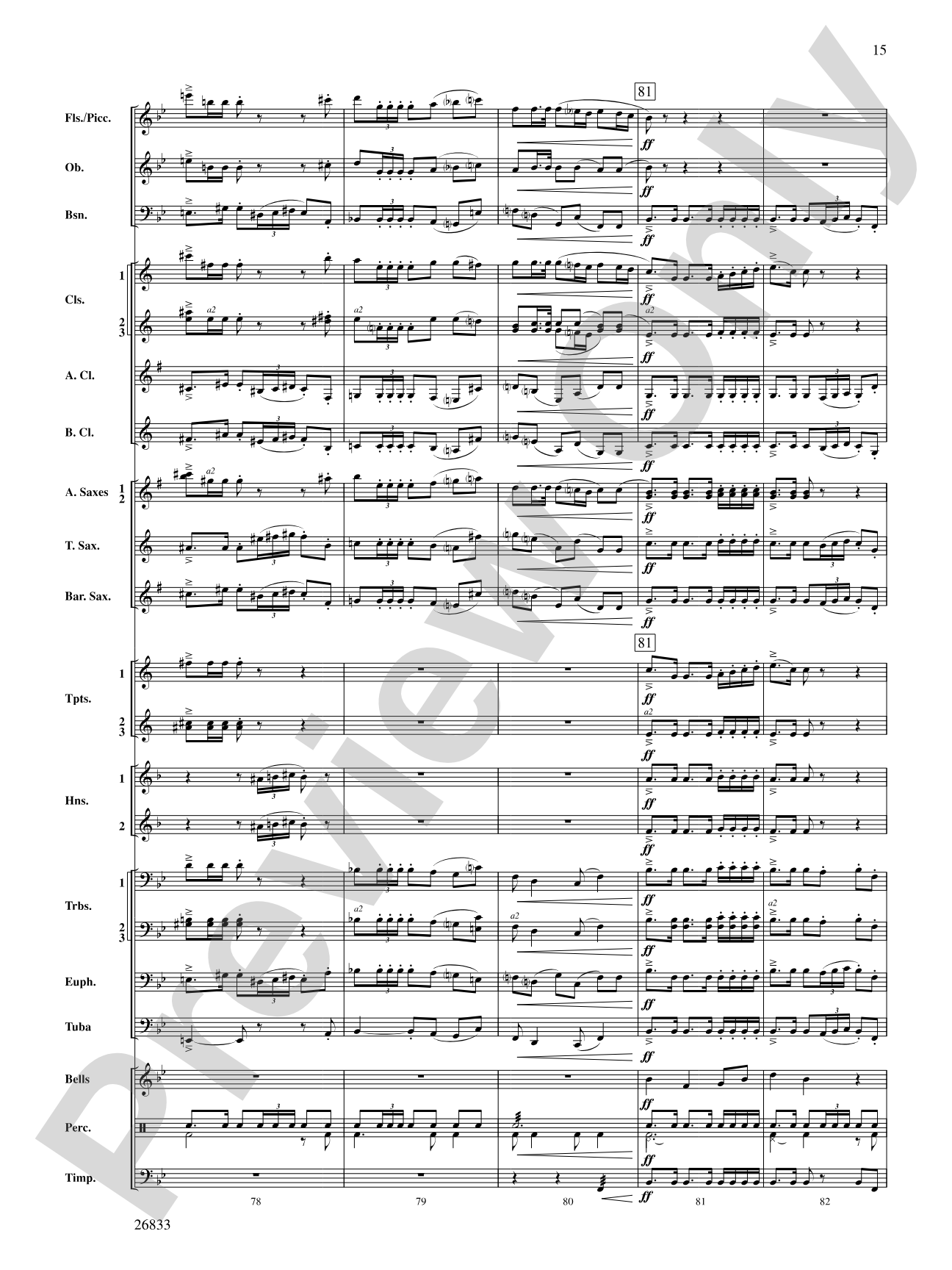Military Polonaise: Concert Band Conductor Score & Parts