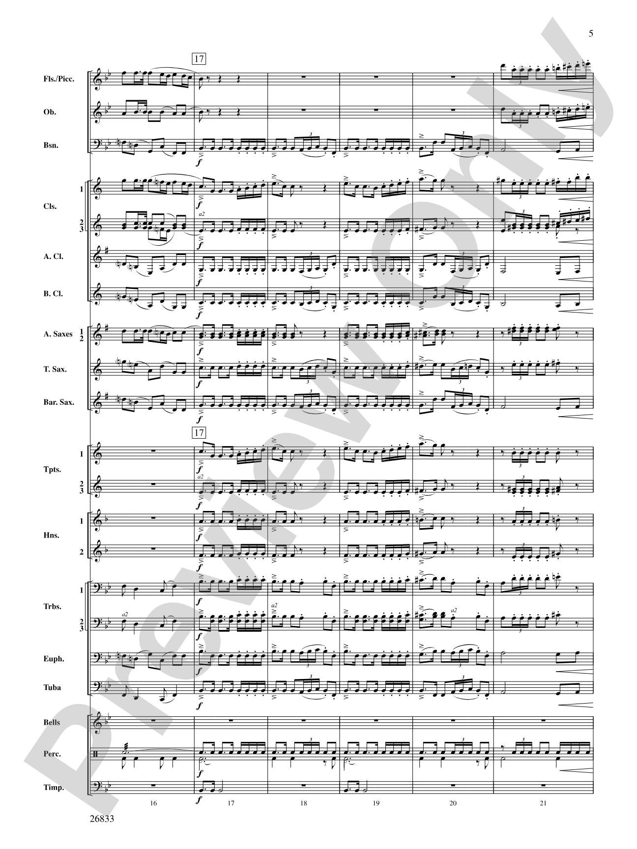 Military Polonaise: Concert Band Conductor Score & Parts