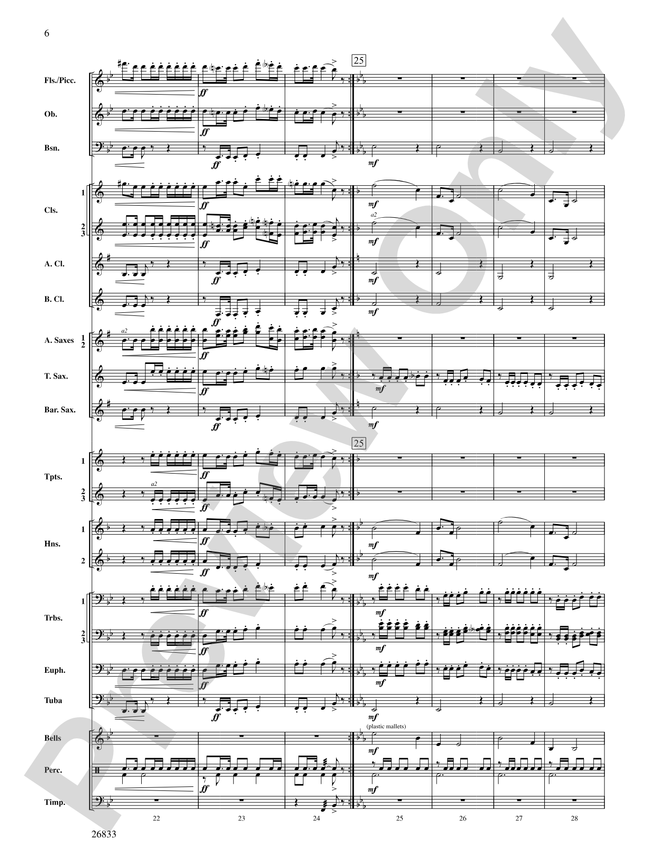 Military Polonaise: Concert Band Conductor Score & Parts