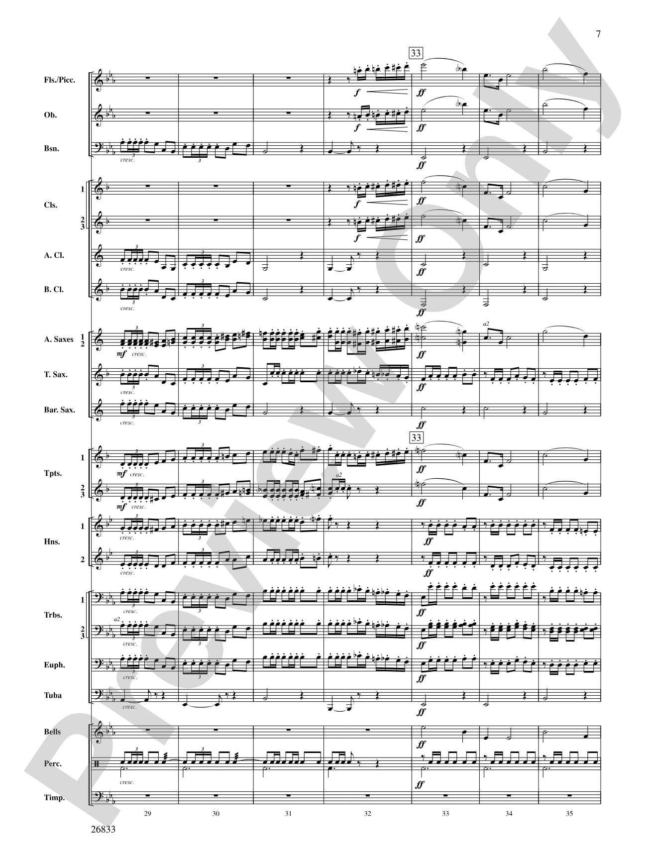 Military Polonaise: Concert Band Conductor Score & Parts