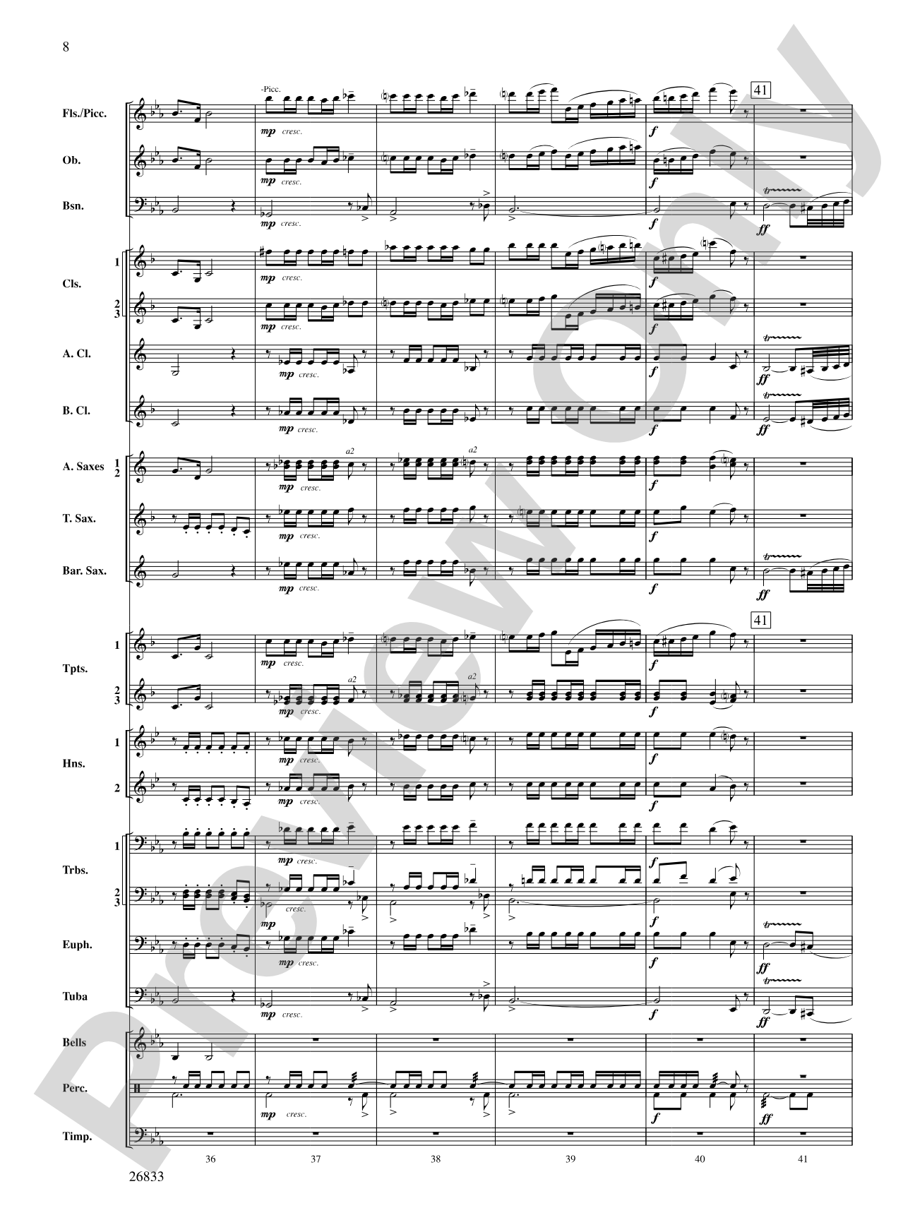 Military Polonaise: Concert Band Conductor Score & Parts