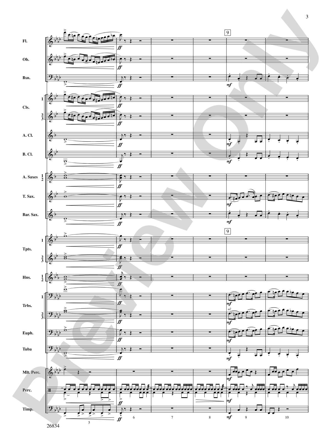Medal of Valor: Concert Band Conductor Score & Parts