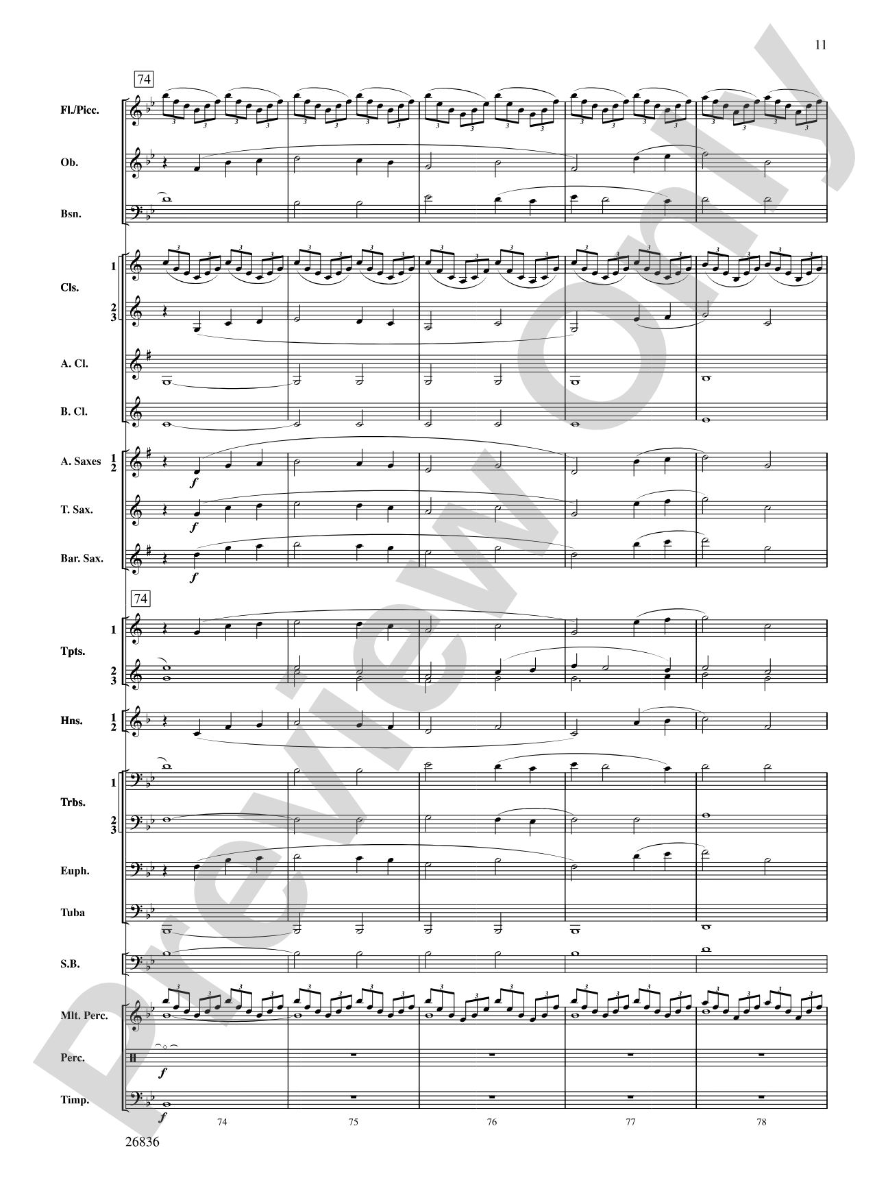 Eire: Concert Band Conductor Score & Parts