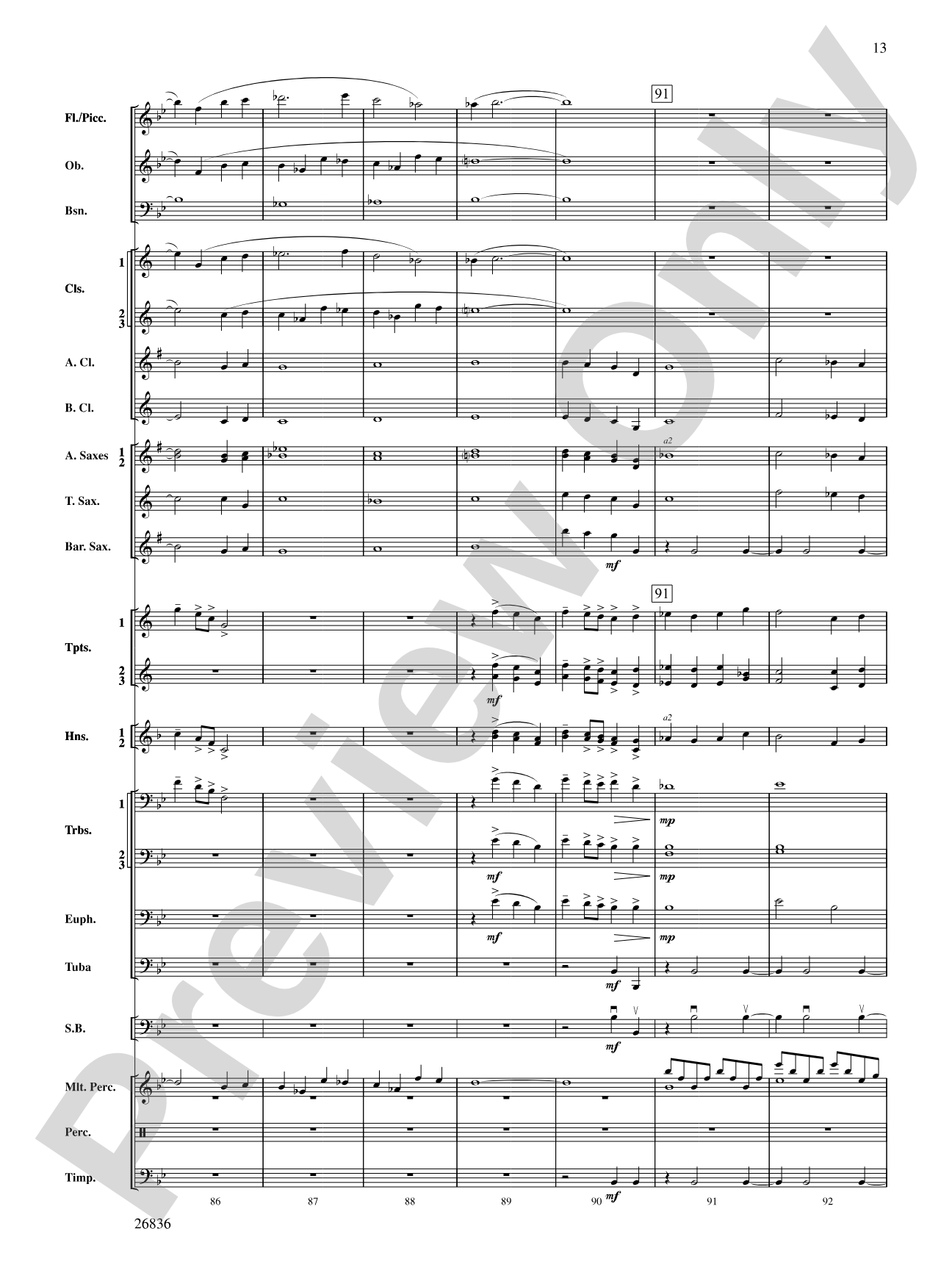 Eire: Concert Band Conductor Score & Parts