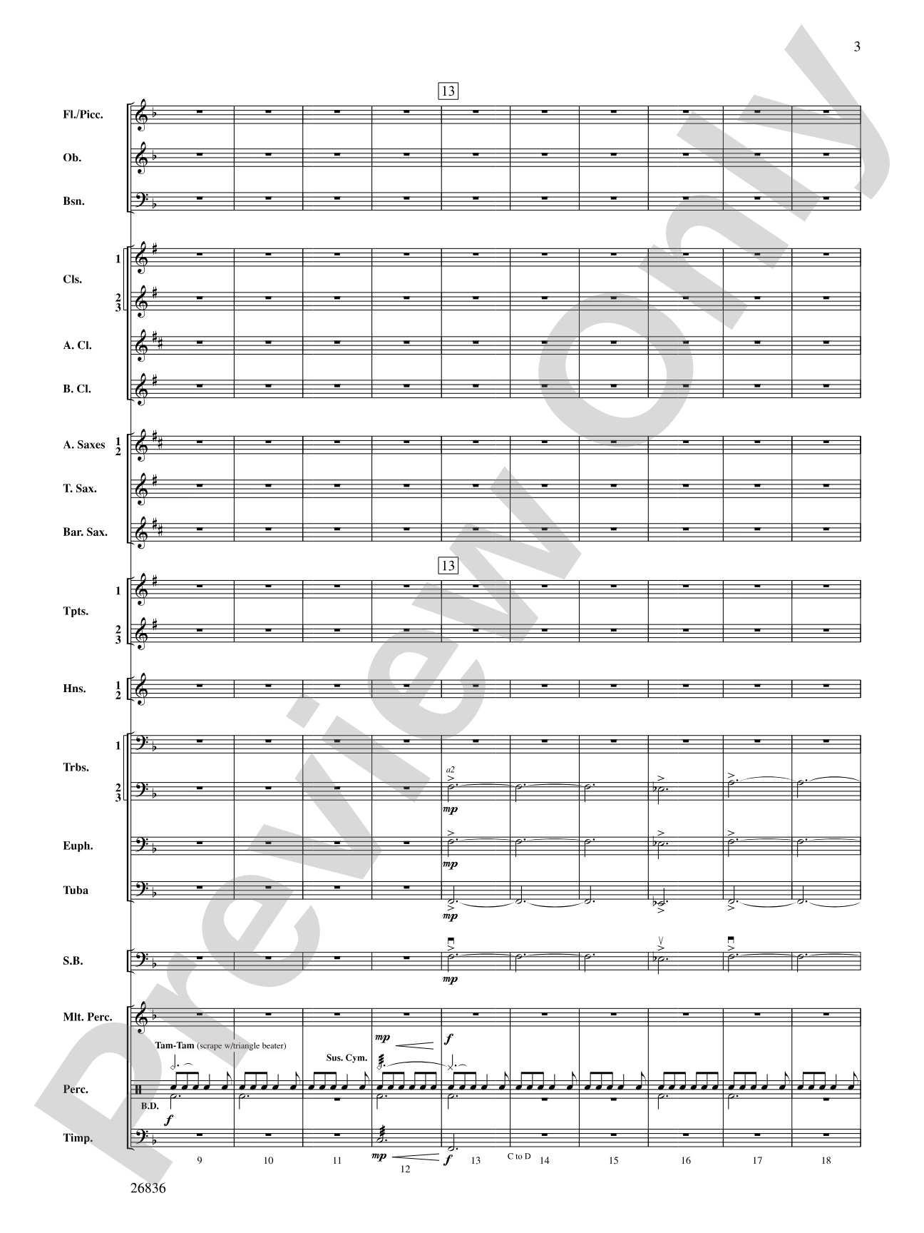 Eire: Concert Band Conductor Score & Parts