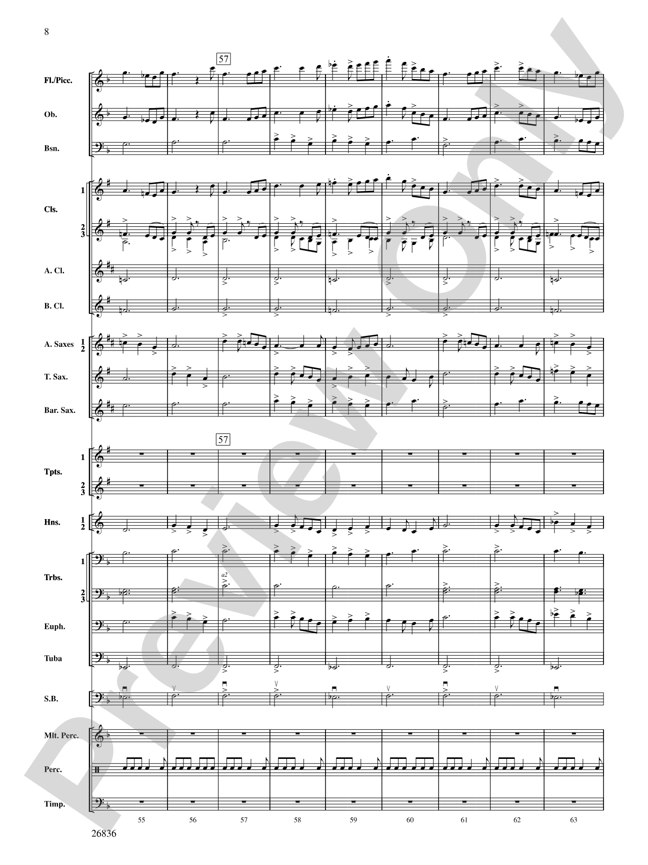Eire: Concert Band Conductor Score & Parts