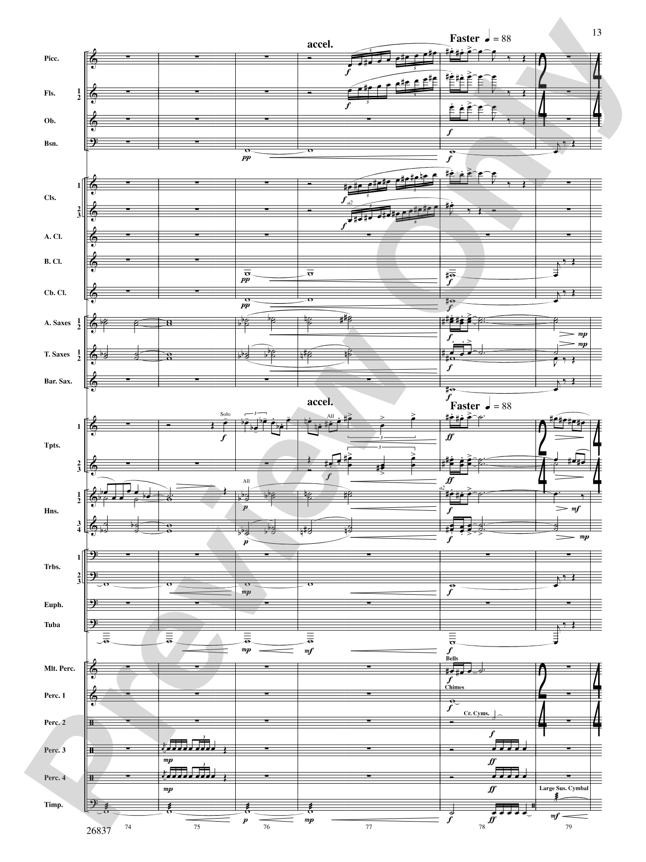 Adoration (Movement 1 from Symphony of Prayer): Score