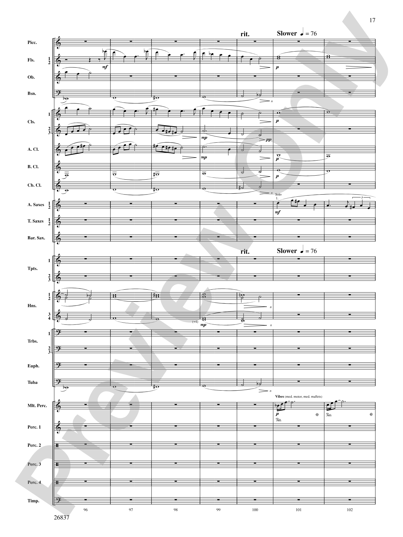Adoration (Movement 1 from Symphony of Prayer): Score
