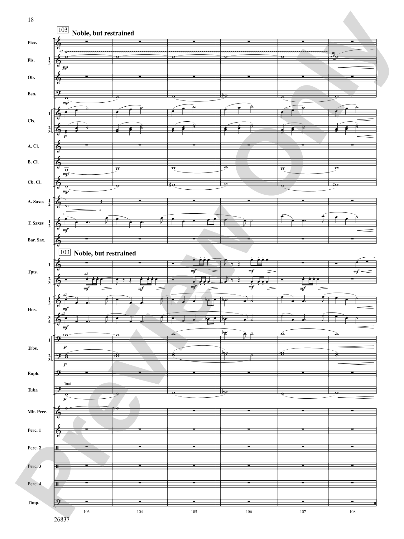 Adoration (Movement 1 from Symphony of Prayer): Score