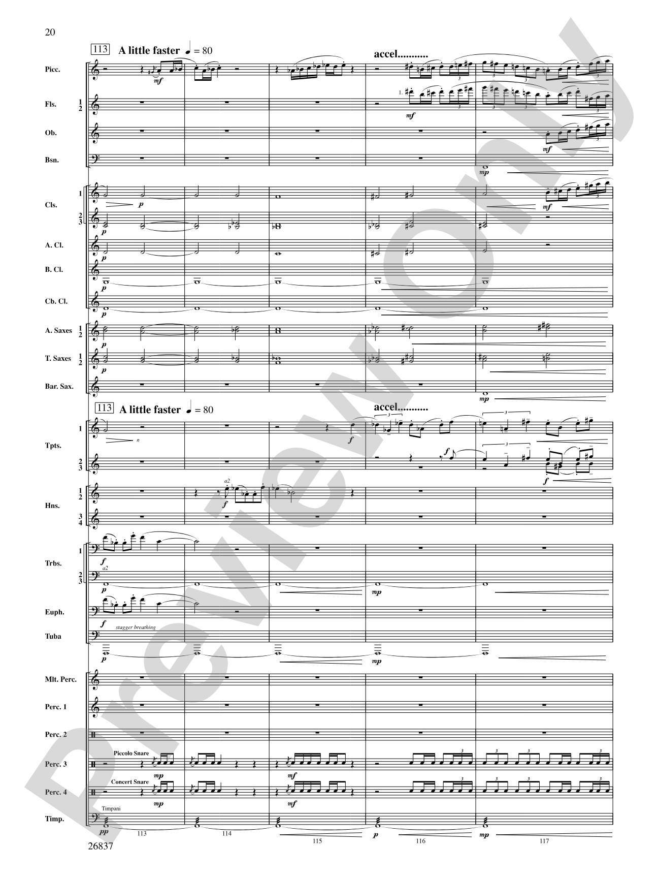 Adoration (Movement 1 from Symphony of Prayer): Score