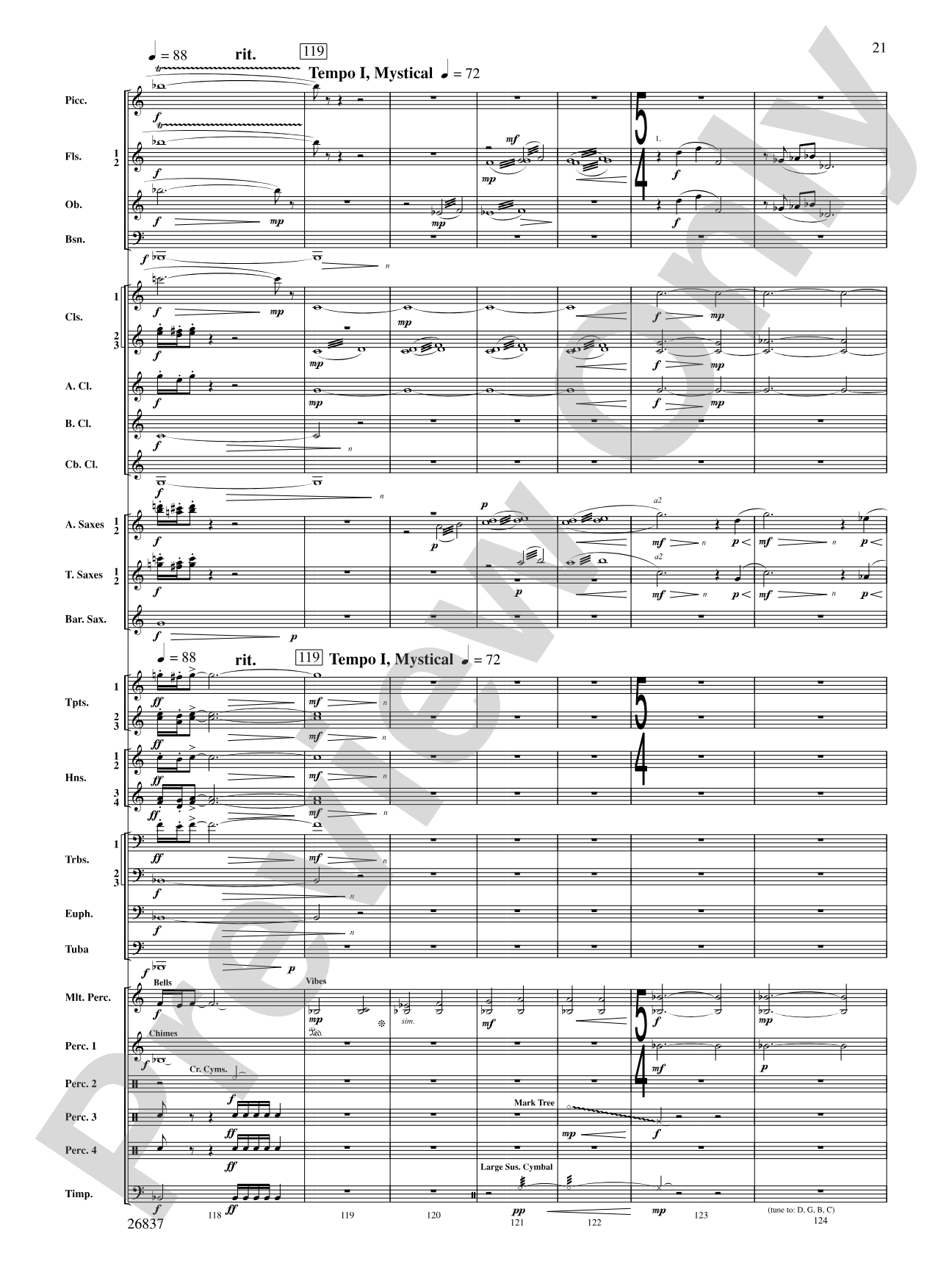 Adoration (Movement 1 from Symphony of Prayer): Score