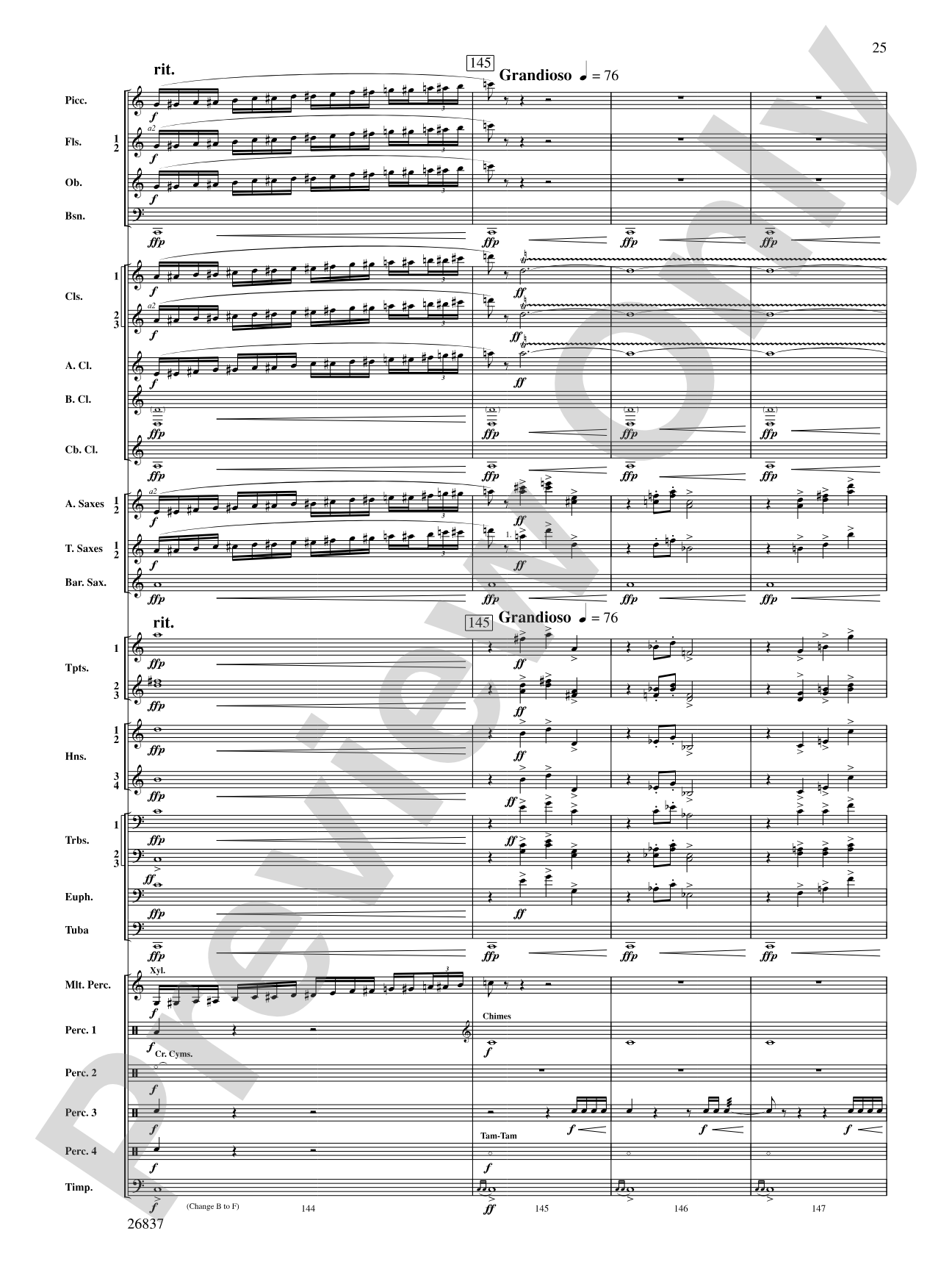 Adoration (Movement 1 from Symphony of Prayer): Score