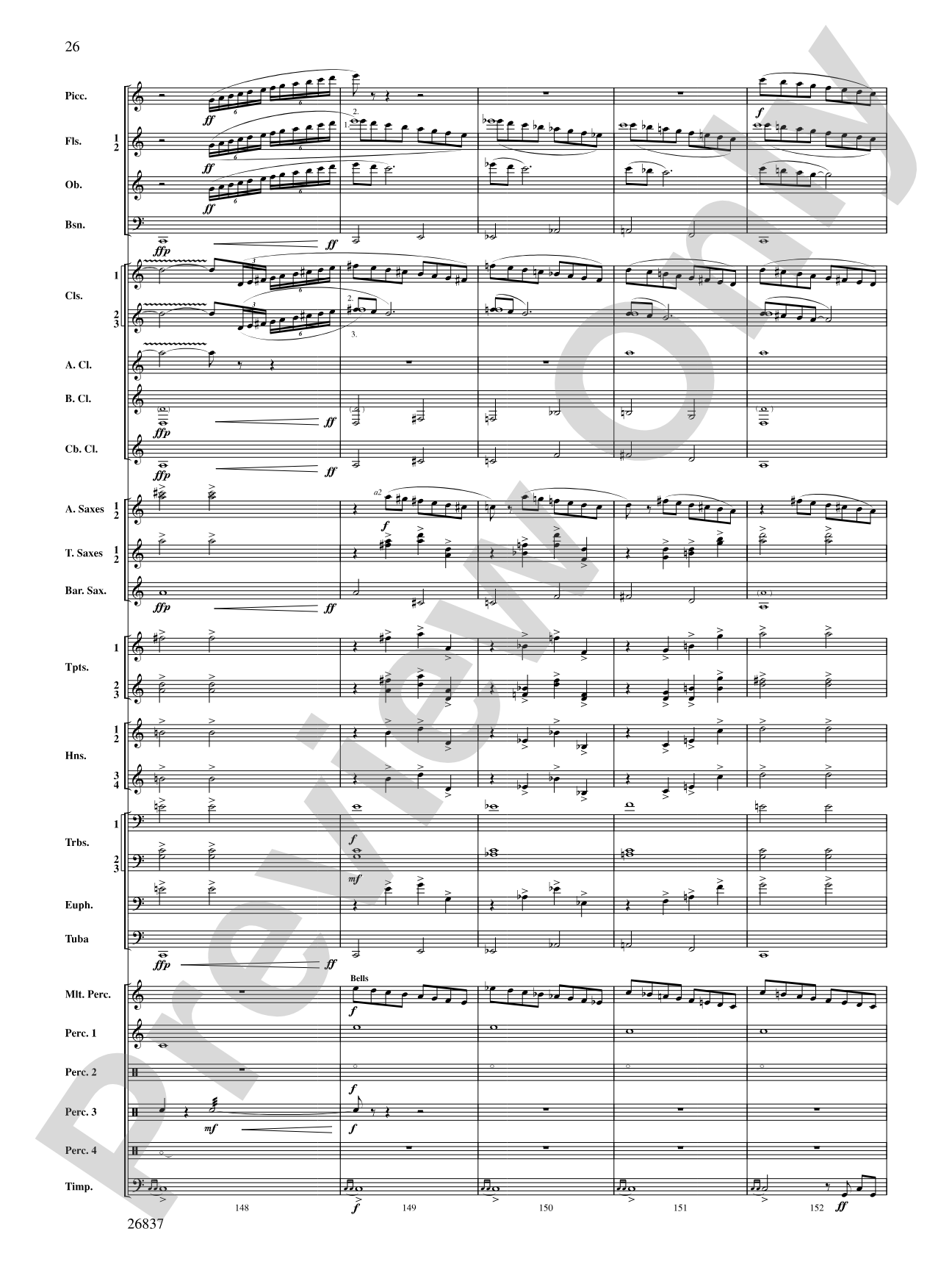 Adoration (Movement 1 from Symphony of Prayer): Score