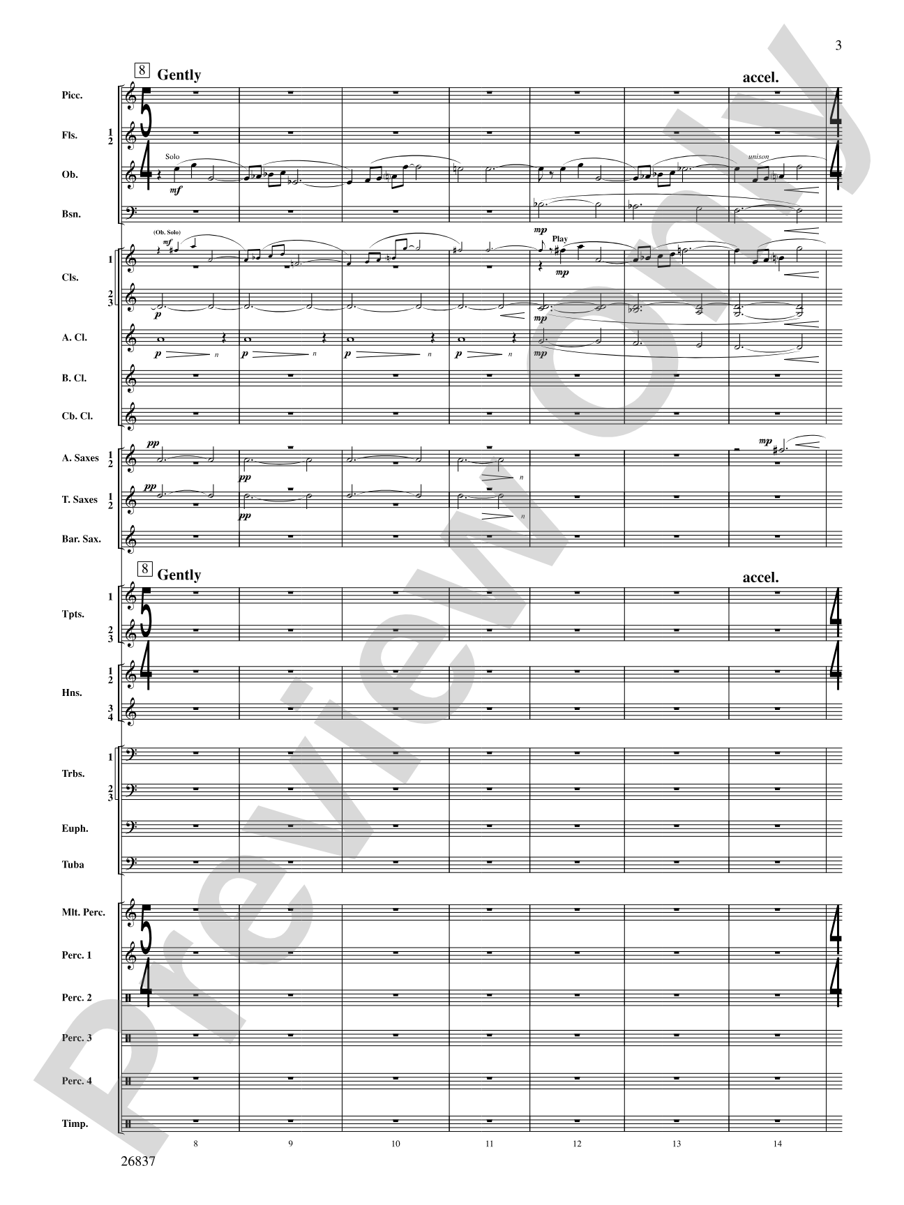 Adoration (Movement 1 from Symphony of Prayer): Score