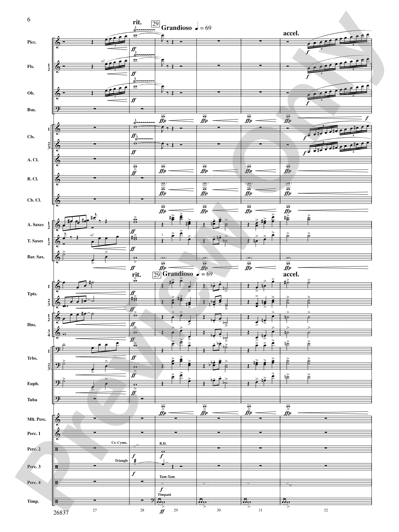 Adoration (Movement 1 from Symphony of Prayer): Score