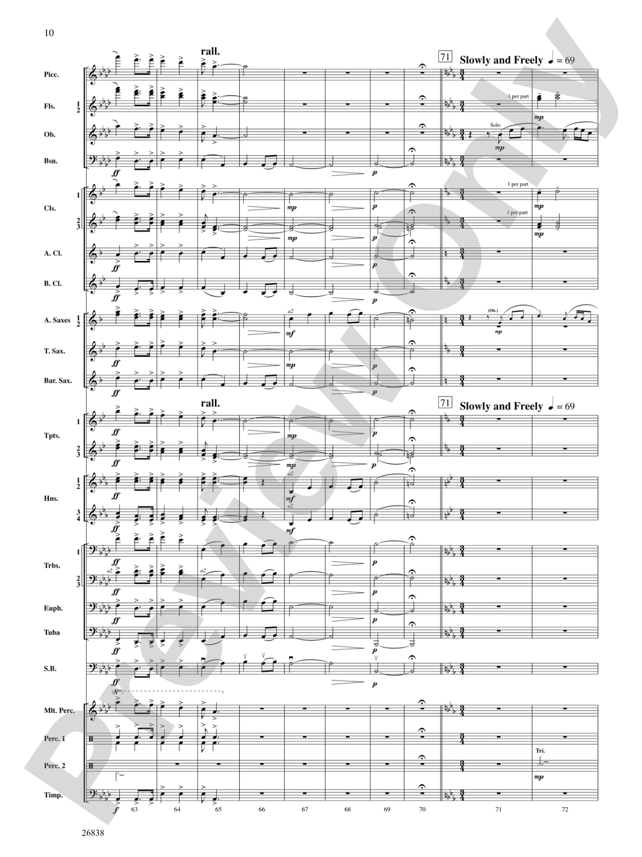 River Songs of the South: Concert Band Conductor Score & Parts
