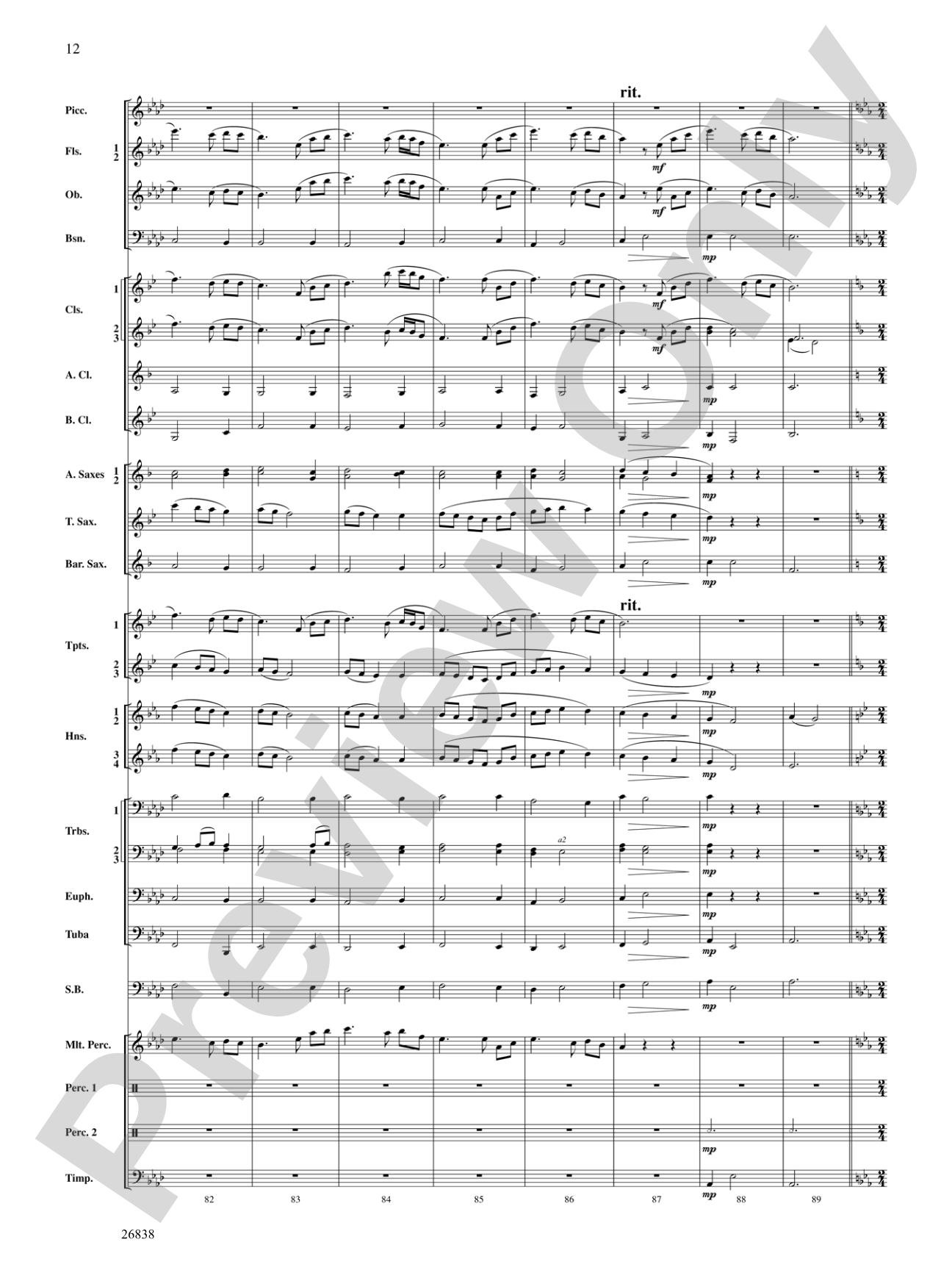 River Songs of the South: Concert Band Conductor Score & Parts