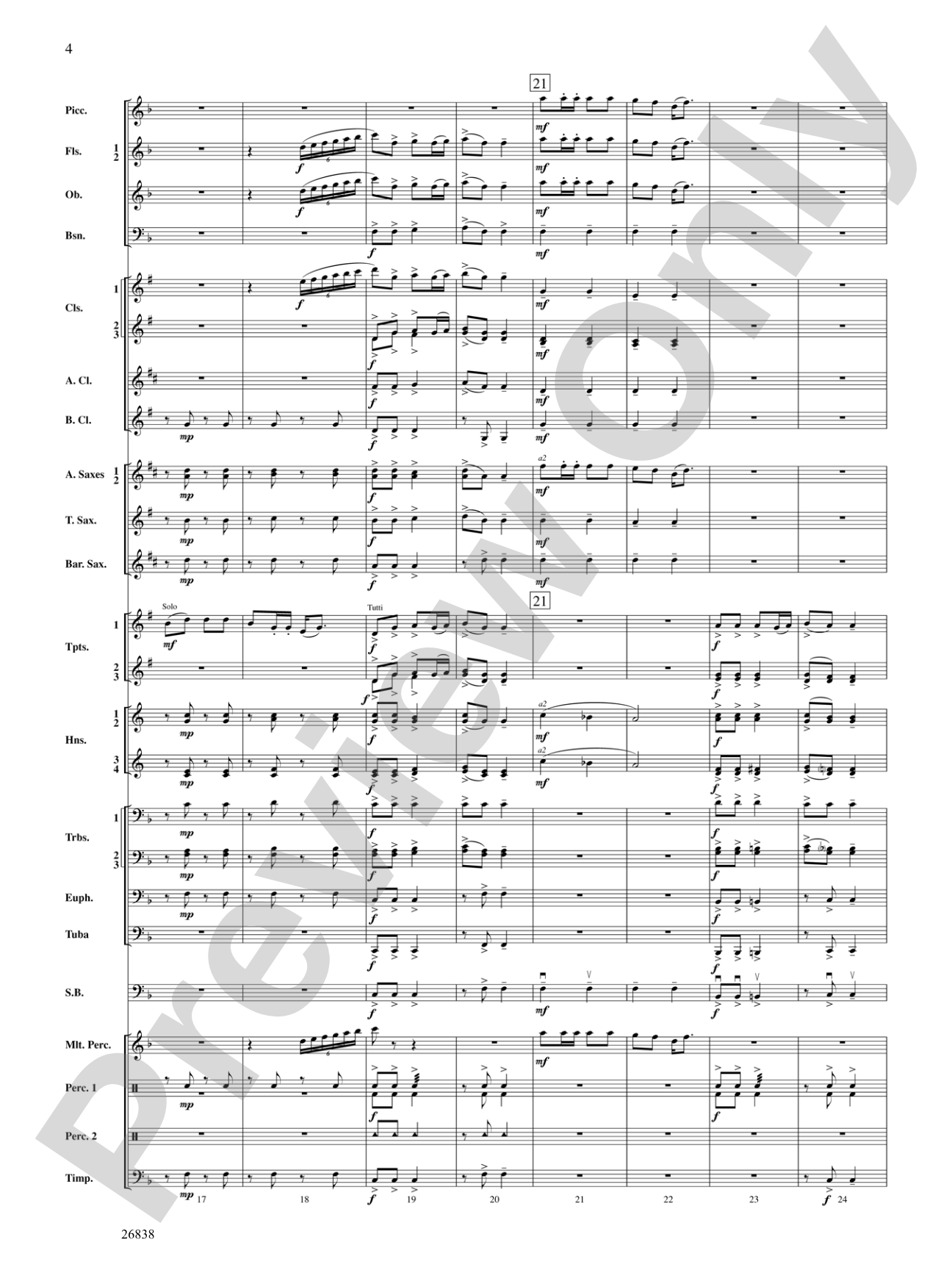 River Songs of the South: Concert Band Conductor Score & Parts