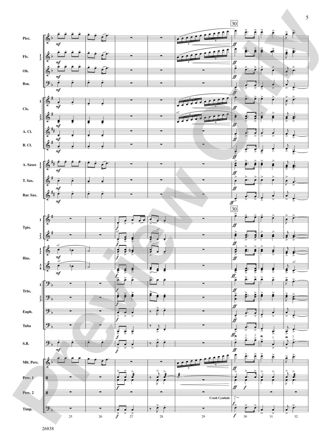 River Songs of the South: Concert Band Conductor Score & Parts
