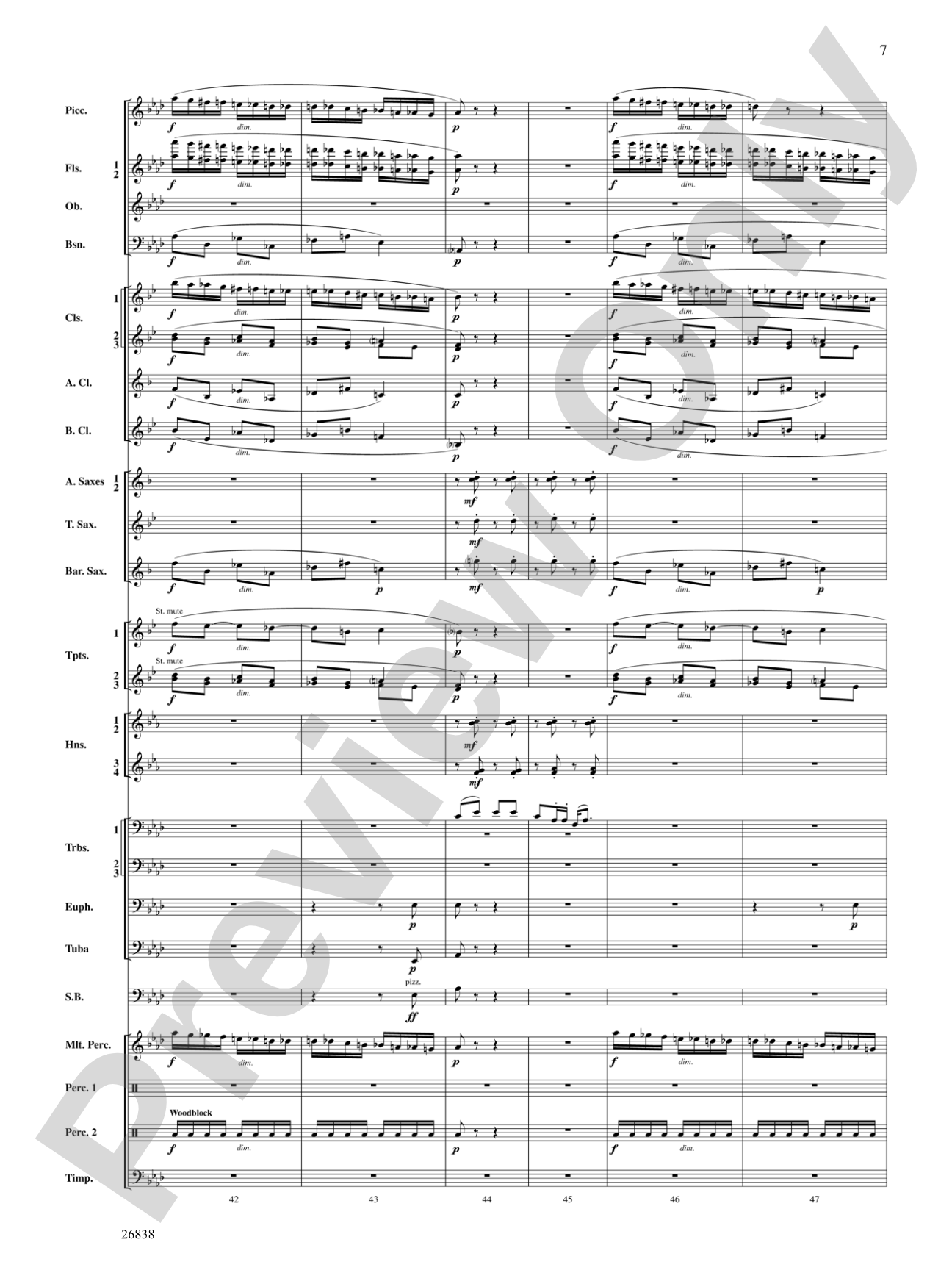 River Songs of the South: Concert Band Conductor Score & Parts