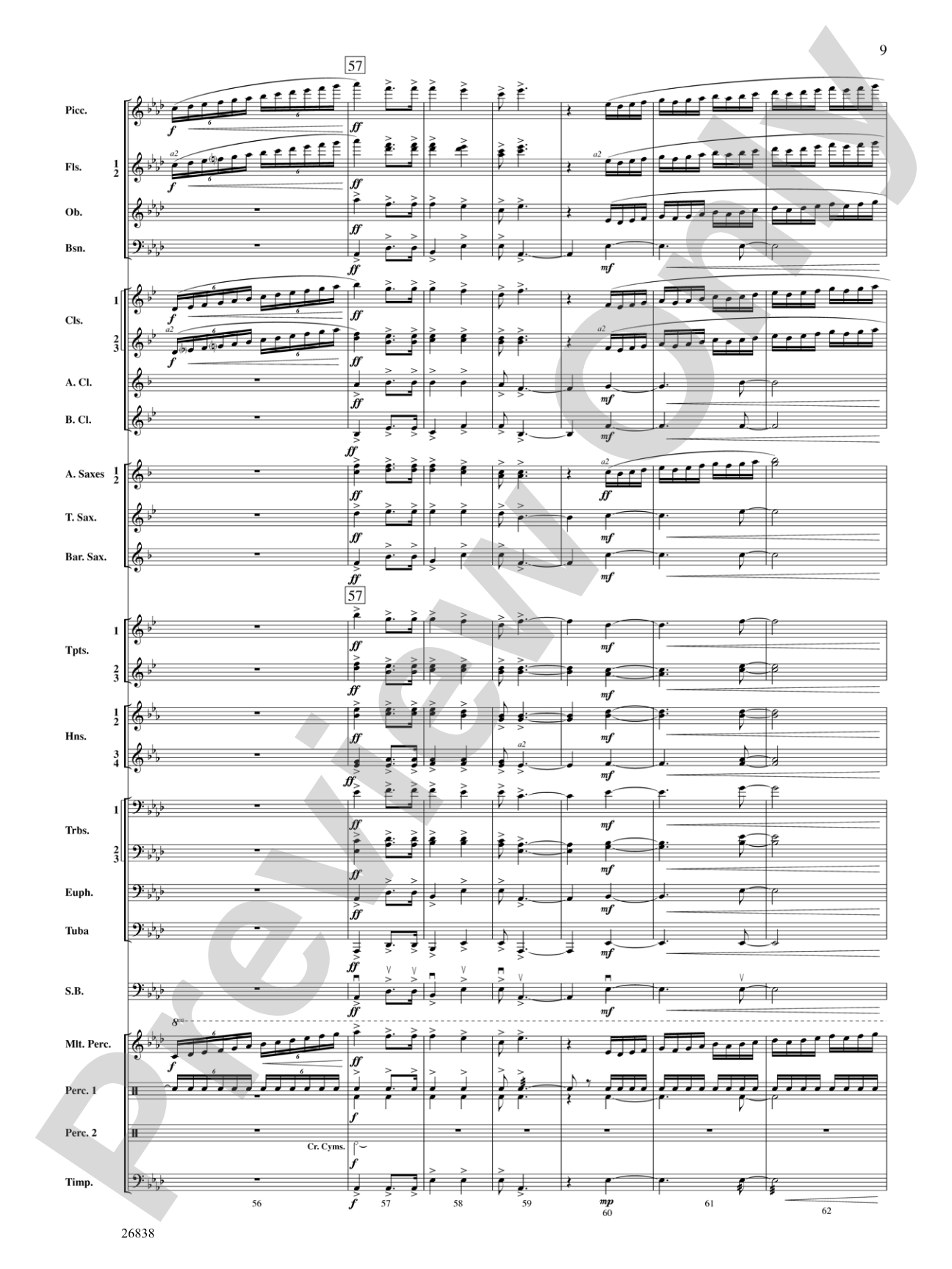 River Songs of the South: Concert Band Conductor Score & Parts