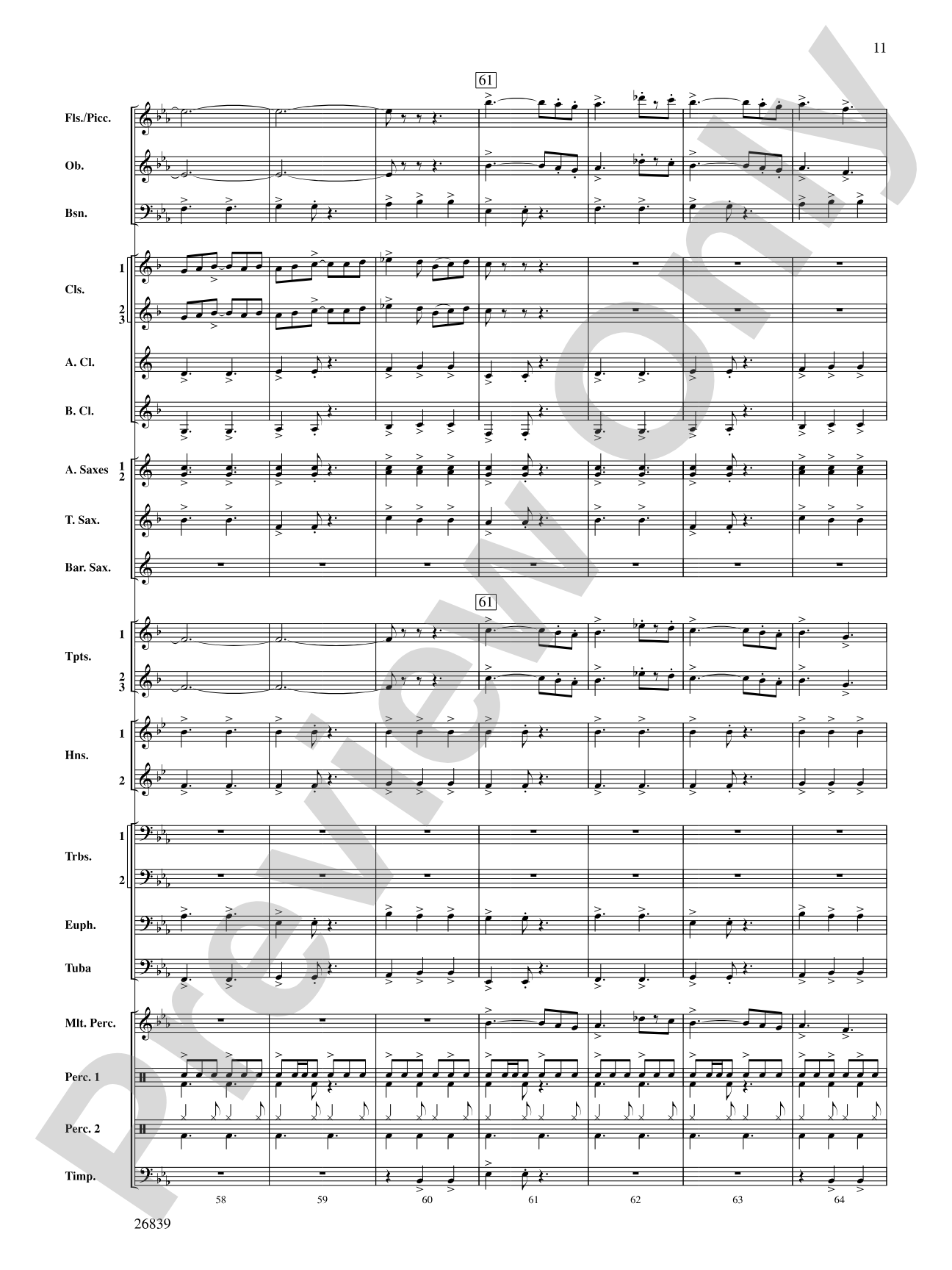 Flourish for Winds: Concert Band Conductor Score & Parts