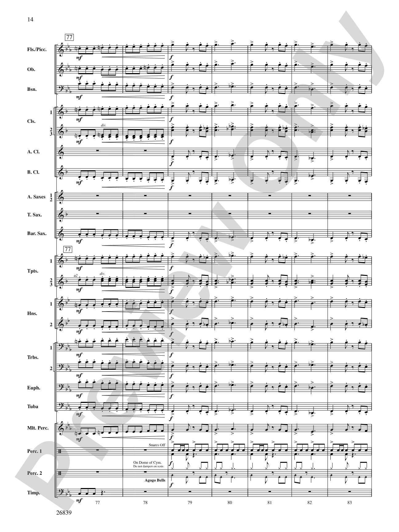 Flourish for Winds: Concert Band Conductor Score & Parts