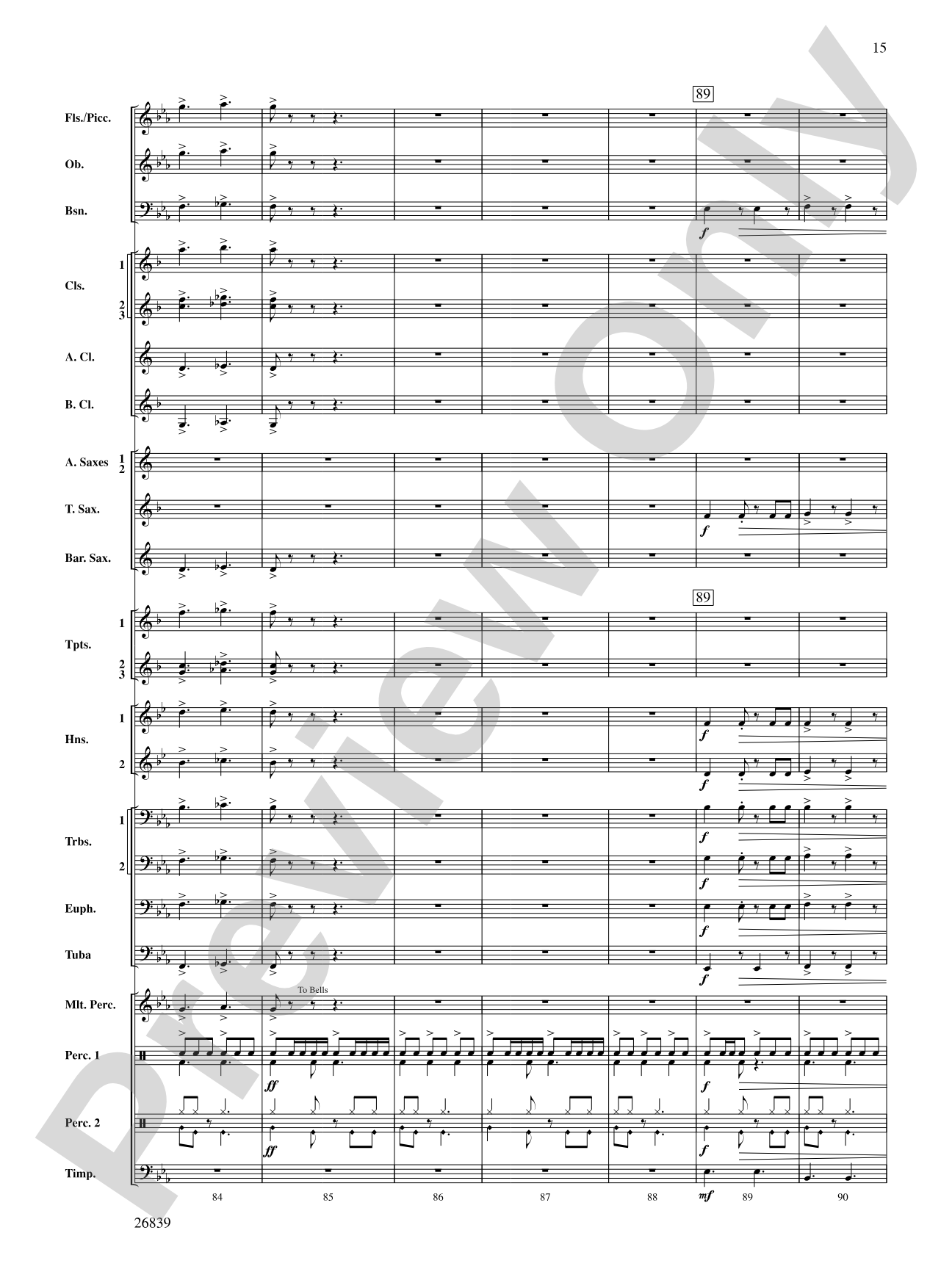 Flourish for Winds: Concert Band Conductor Score & Parts