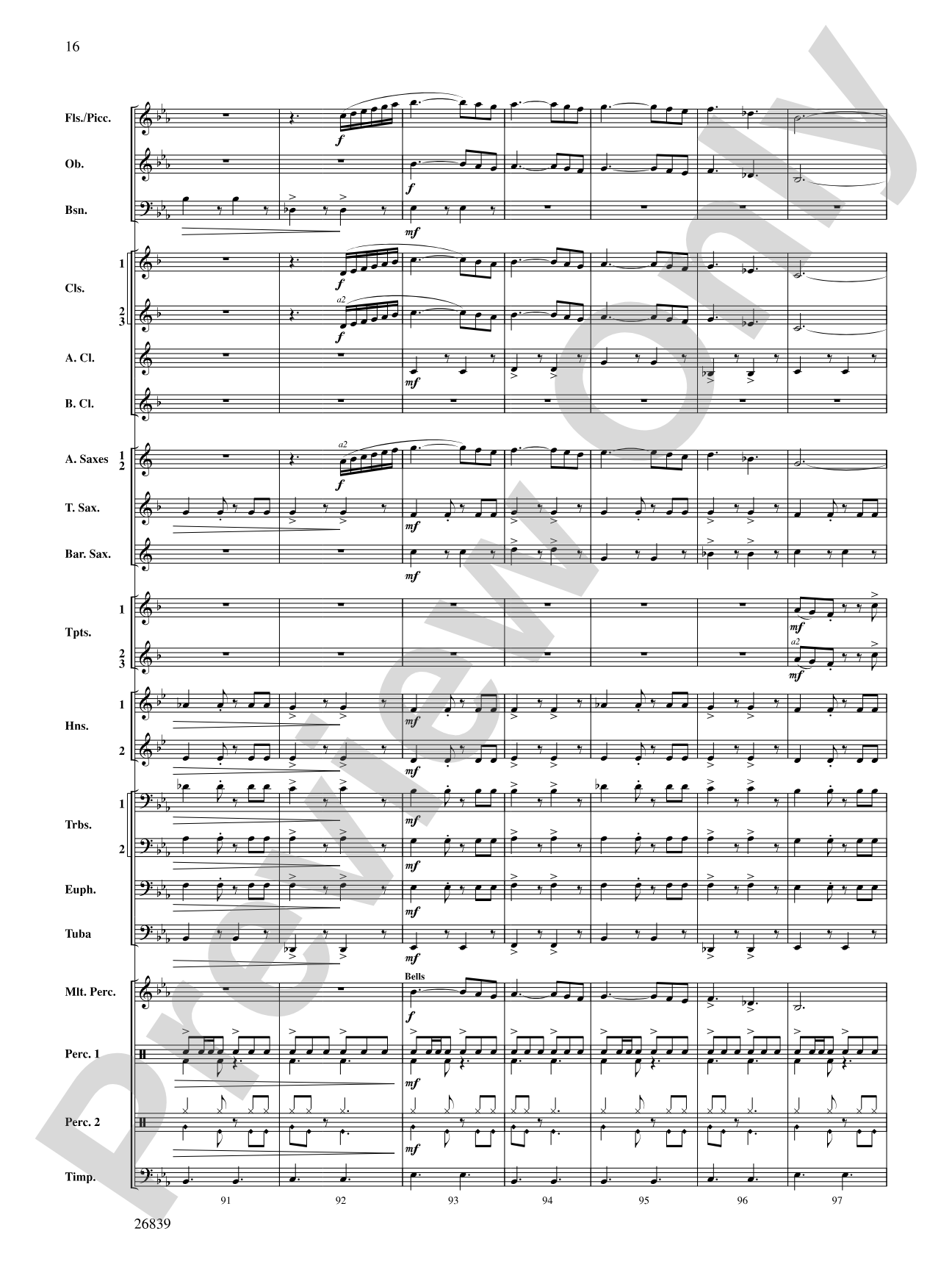 Flourish for Winds: Concert Band Conductor Score & Parts