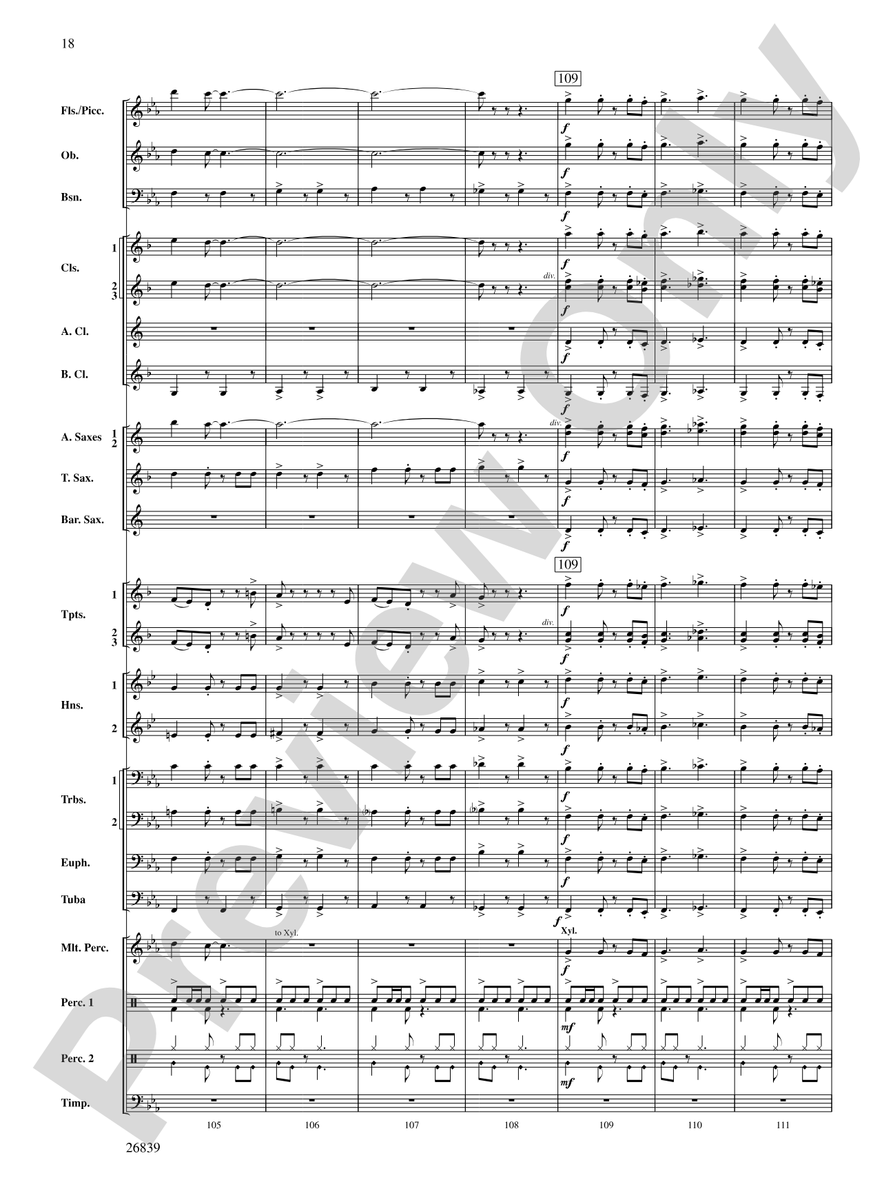 Flourish for Winds: Concert Band Conductor Score & Parts