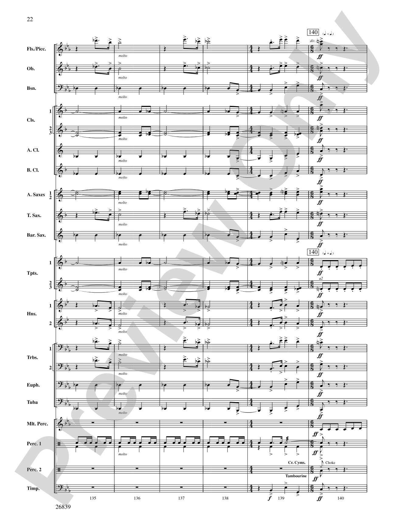 Flourish for Winds: Concert Band Conductor Score & Parts