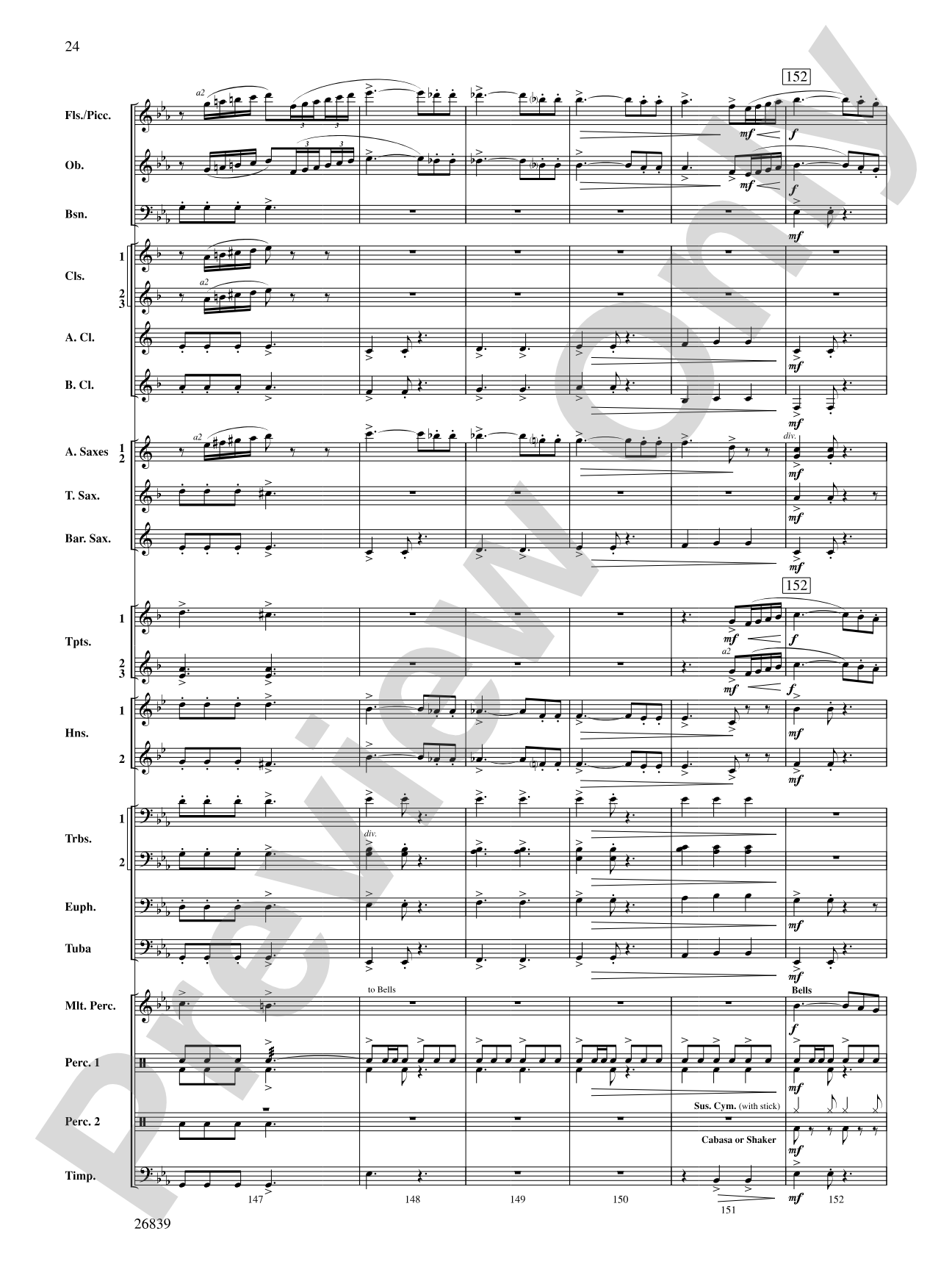 Flourish for Winds: Concert Band Conductor Score & Parts