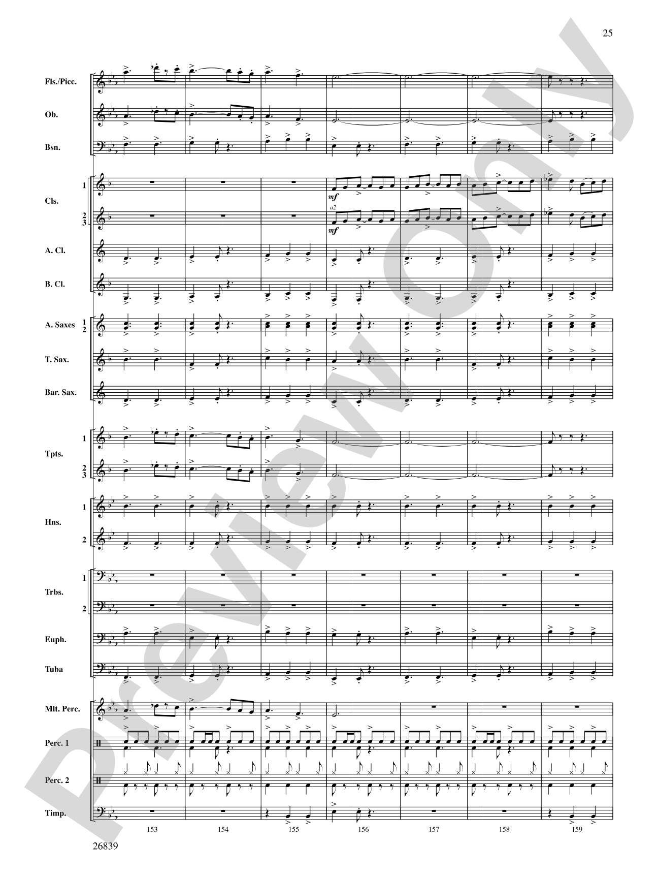 Flourish for Winds: Concert Band Conductor Score & Parts
