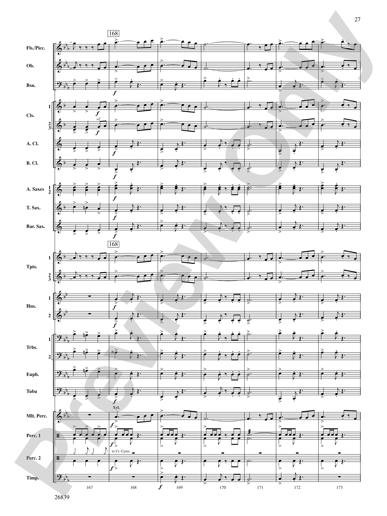 Flourish for Winds: Concert Band Conductor Score & Parts