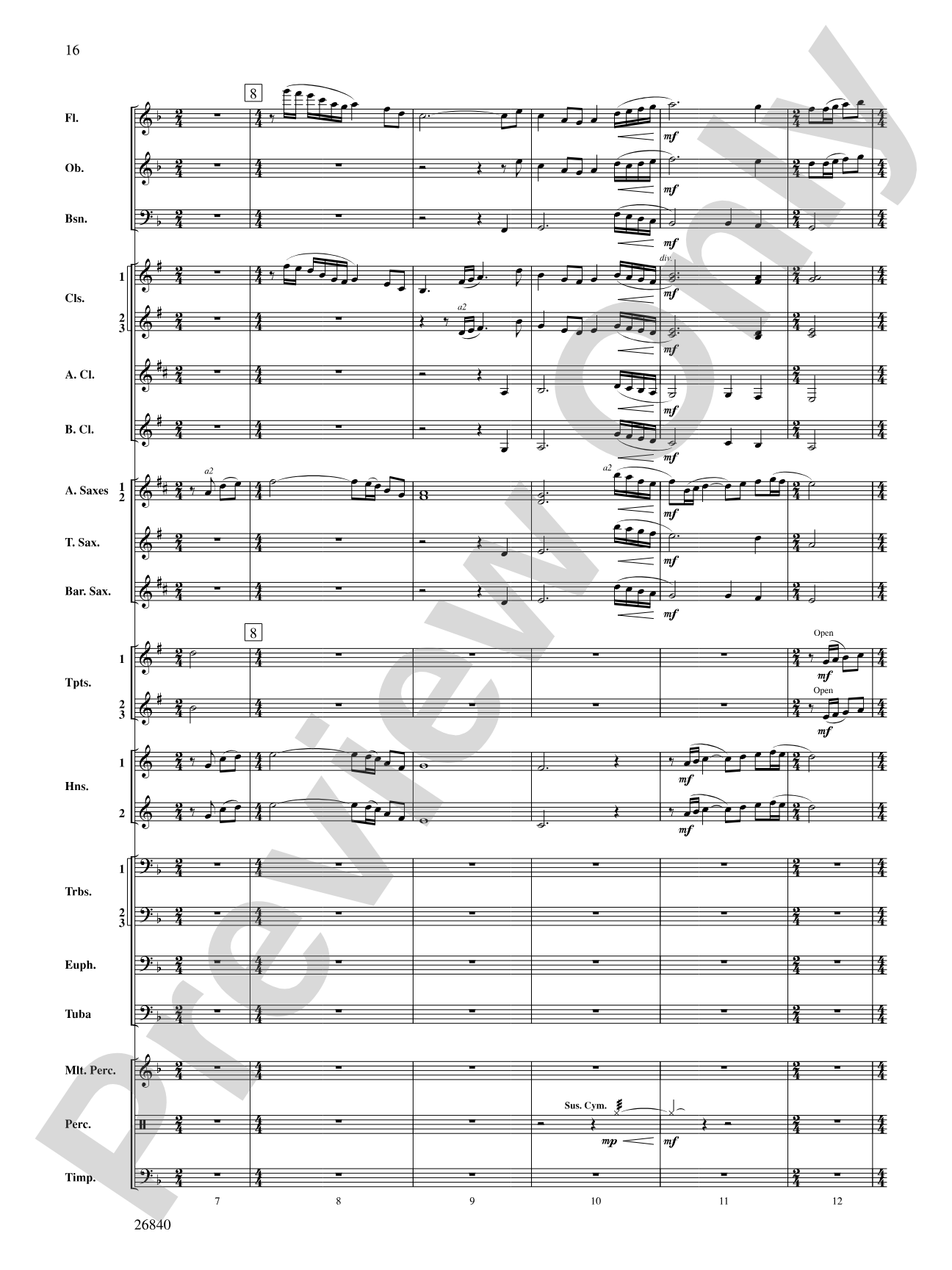 Tintagel Suite: Concert Band Conductor Score & Parts