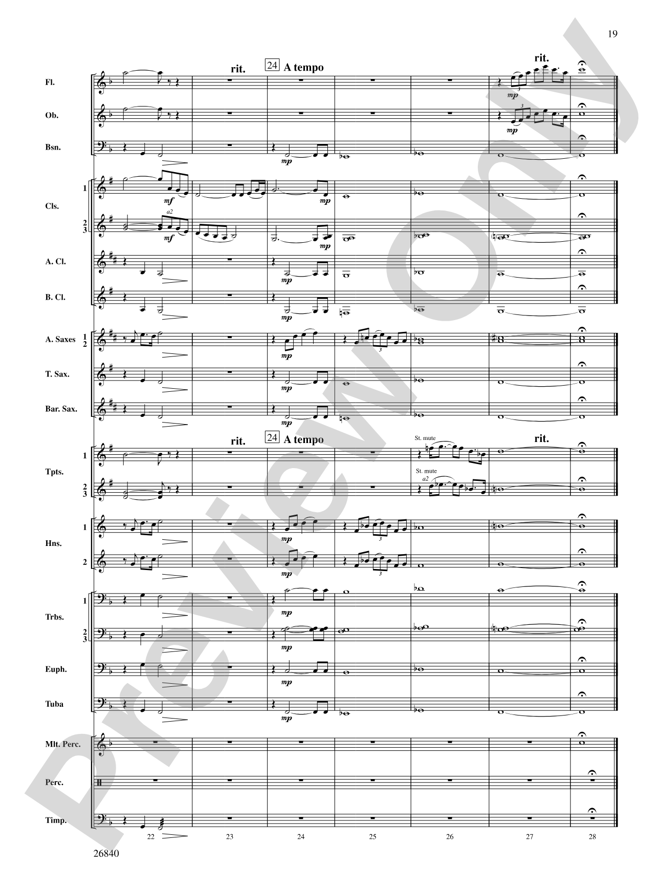 Tintagel Suite: Concert Band Conductor Score & Parts