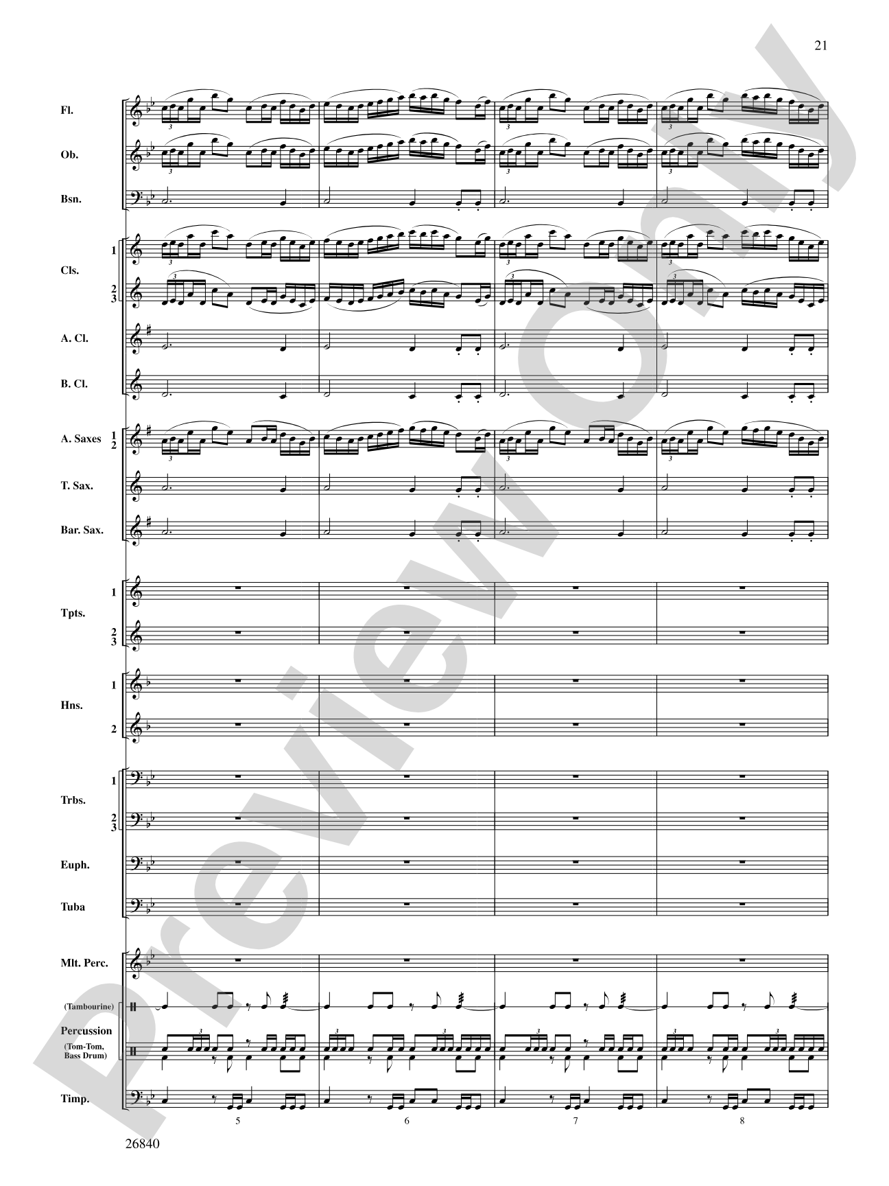 Tintagel Suite: Concert Band Conductor Score & Parts