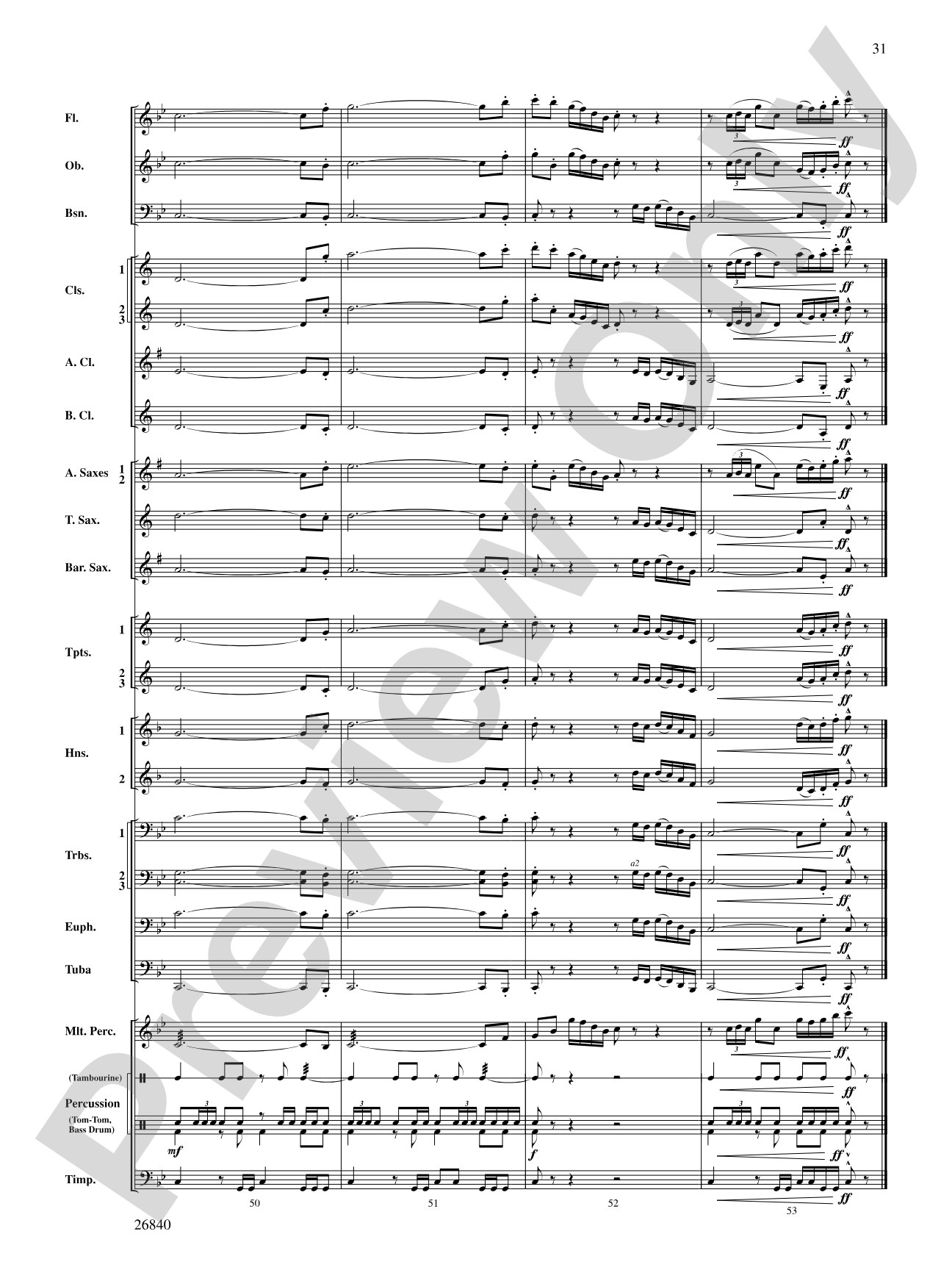 Tintagel Suite: Concert Band Conductor Score & Parts