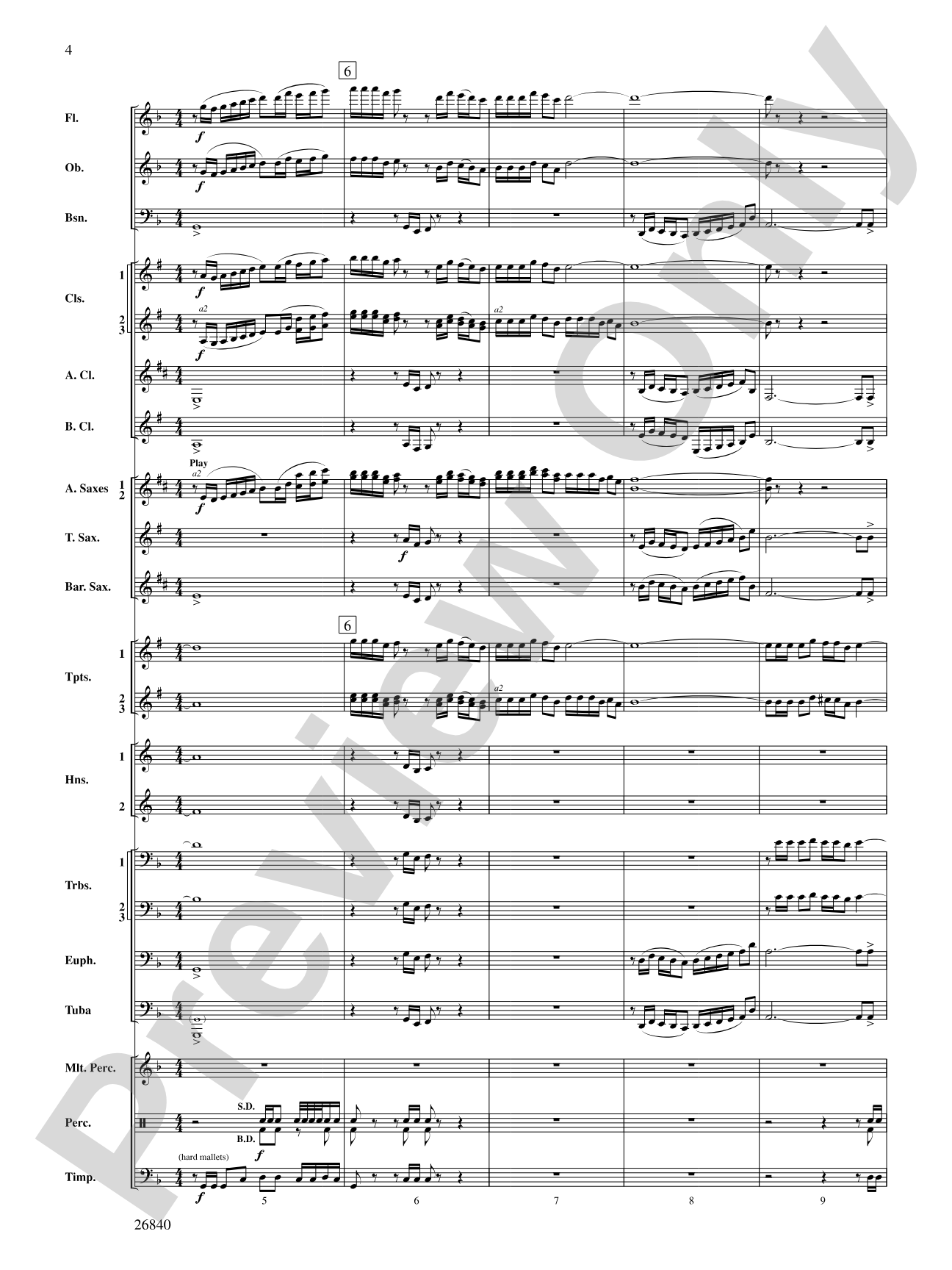 Tintagel Suite: Concert Band Conductor Score & Parts