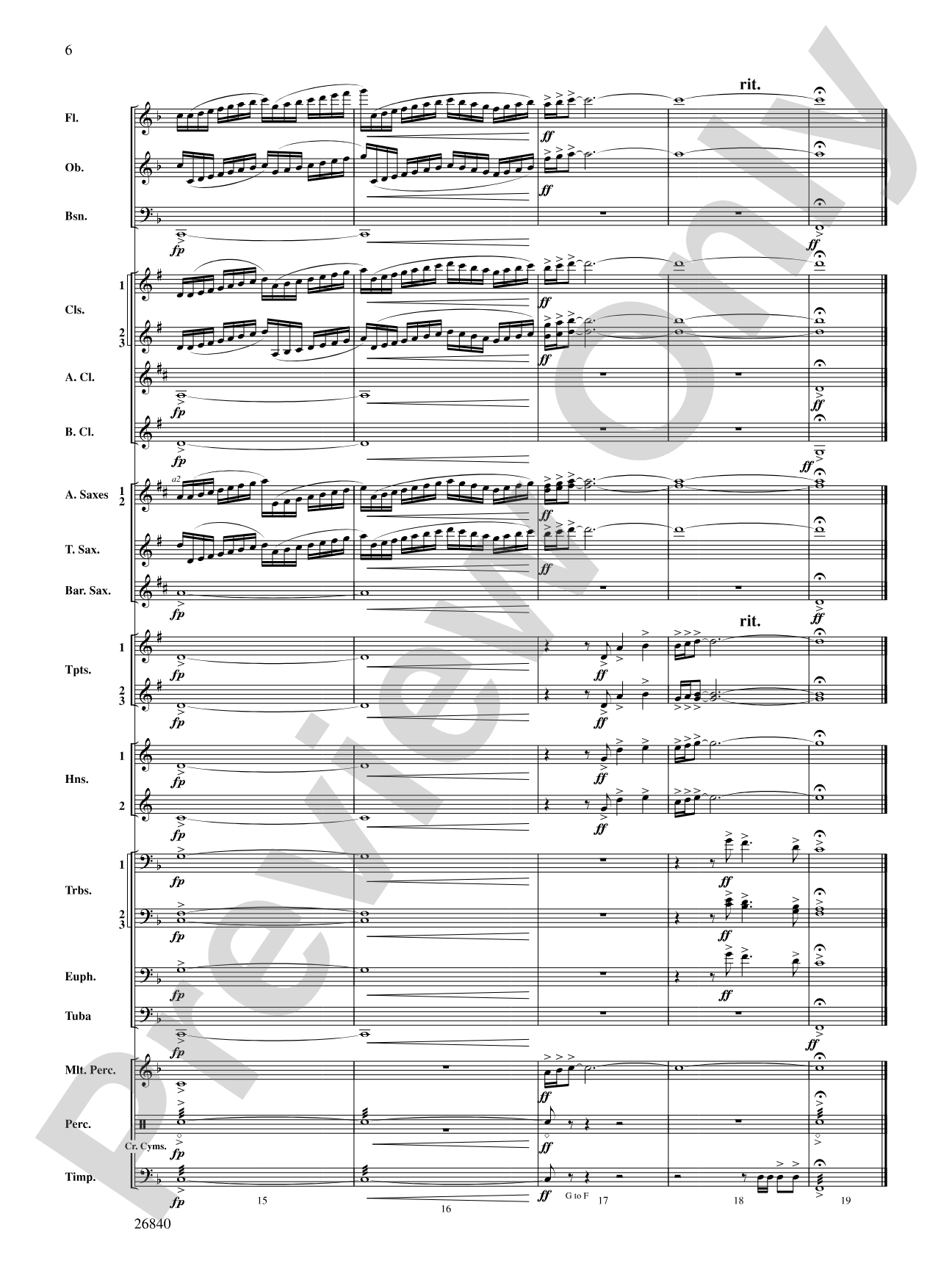 Tintagel Suite: Concert Band Conductor Score & Parts