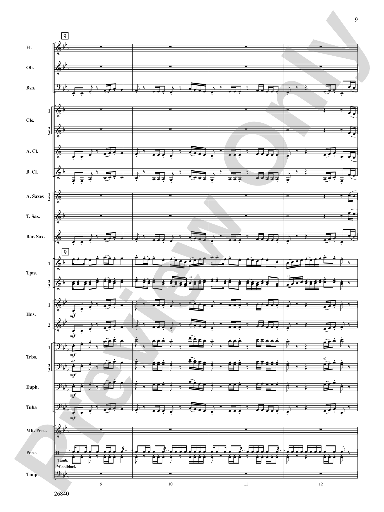Tintagel Suite: Concert Band Conductor Score & Parts