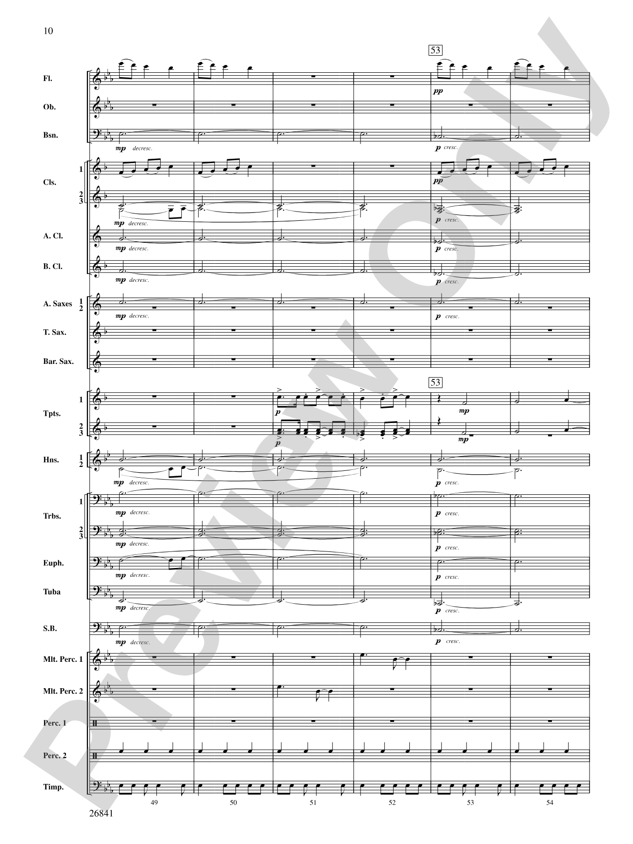 Clouds That Sail in Heaven: Concert Band Conductor Score & Parts