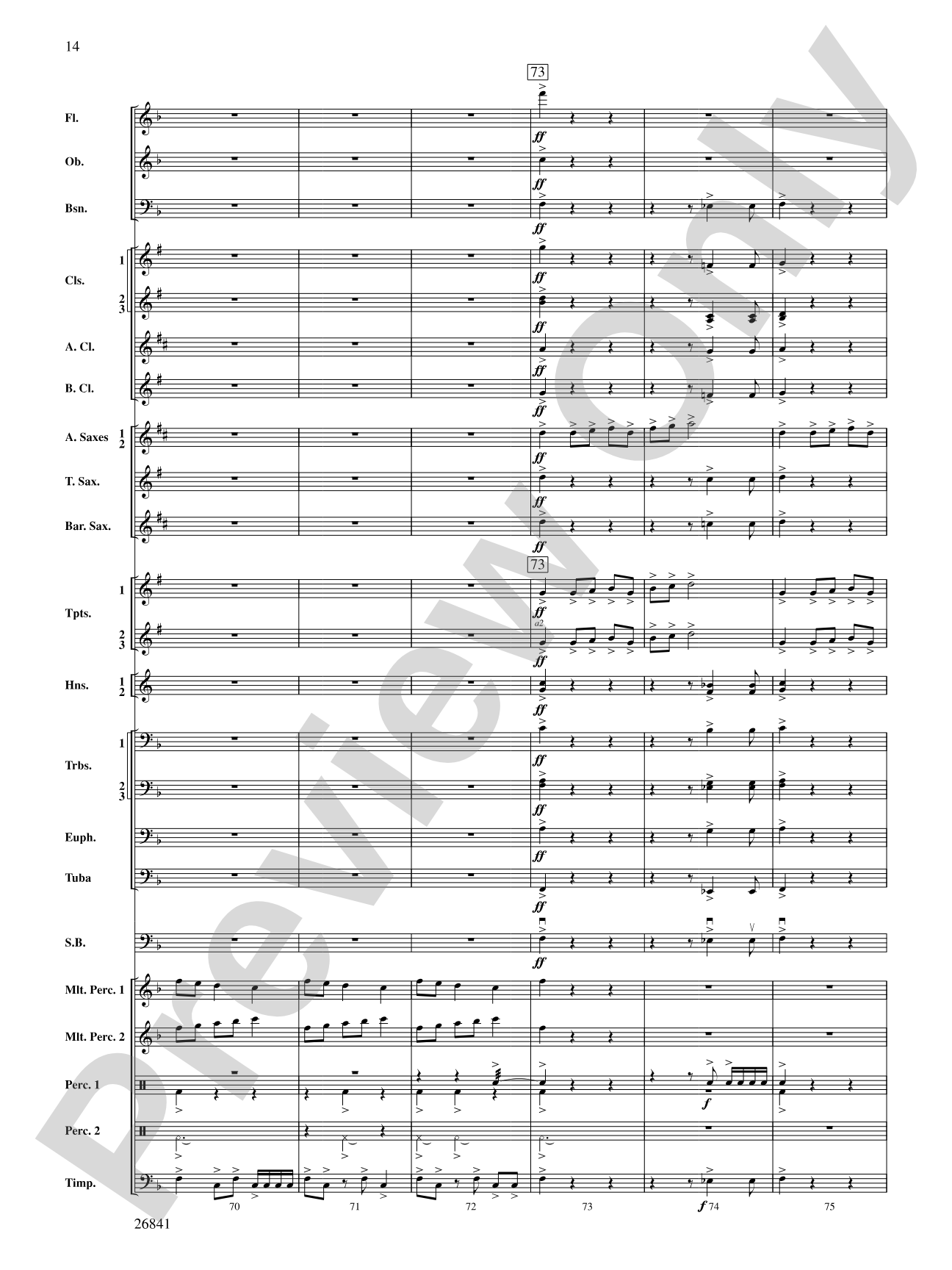 Clouds That Sail in Heaven: Concert Band Conductor Score & Parts