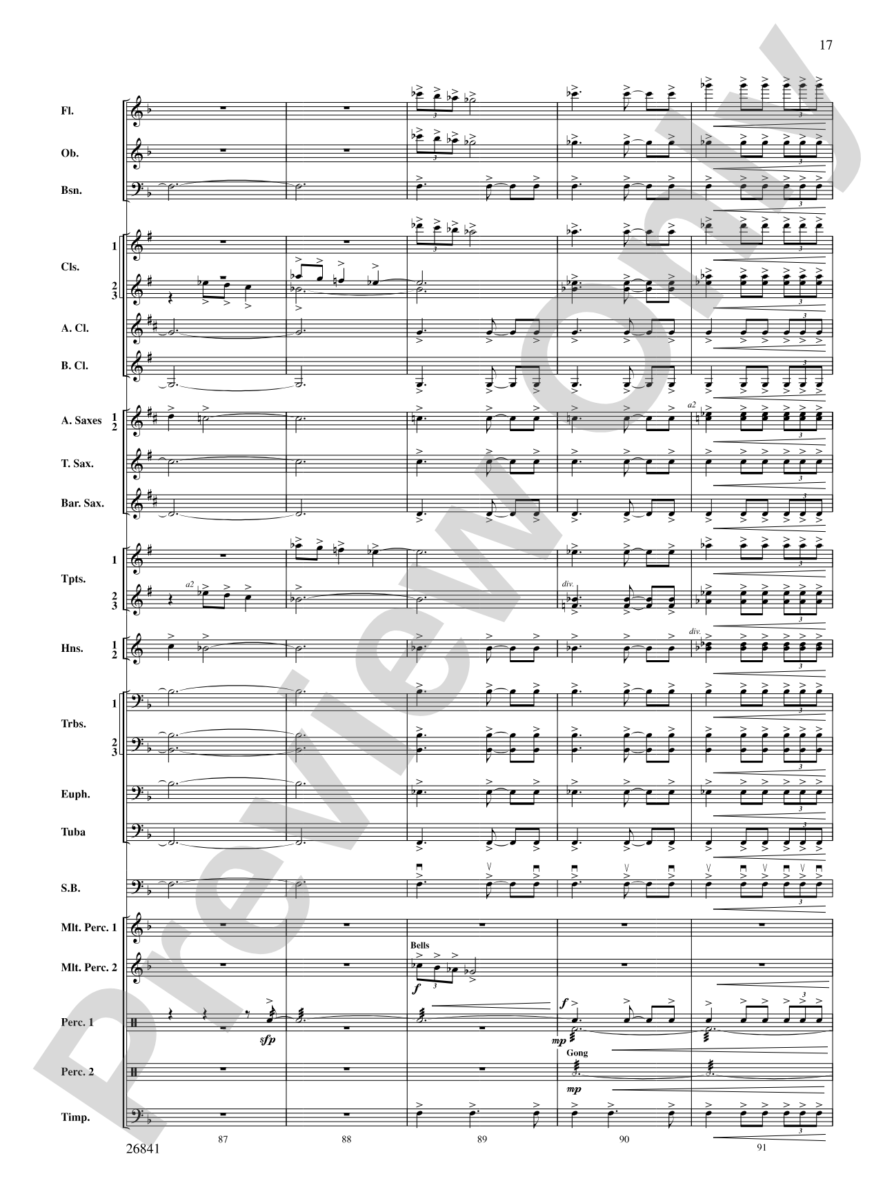 Clouds That Sail in Heaven: Concert Band Conductor Score & Parts