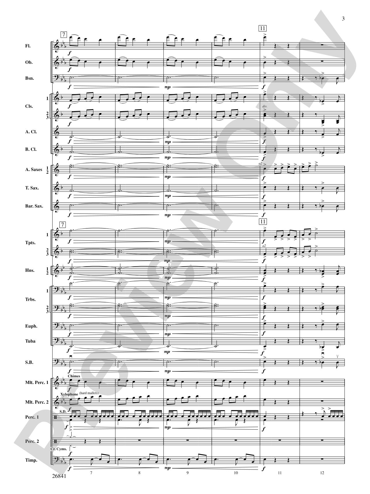 Clouds That Sail in Heaven: Concert Band Conductor Score & Parts