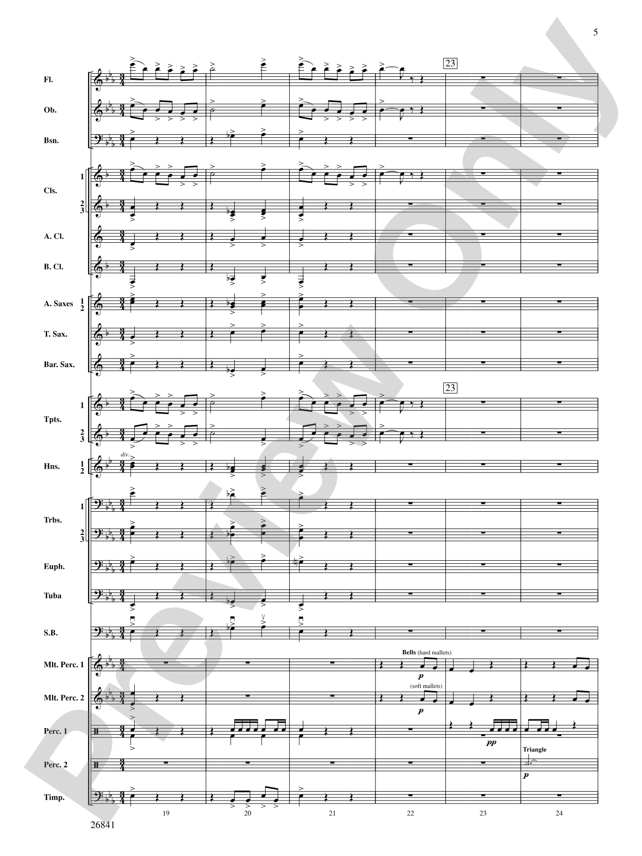 Clouds That Sail in Heaven: Concert Band Conductor Score & Parts