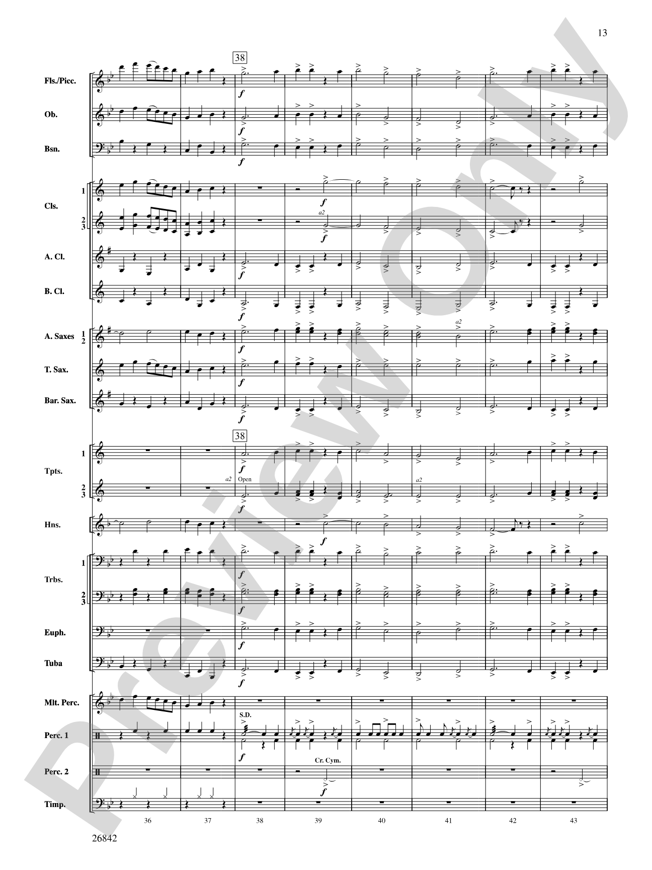 Songs of Old Kentucky: Concert Band Conductor Score & Parts